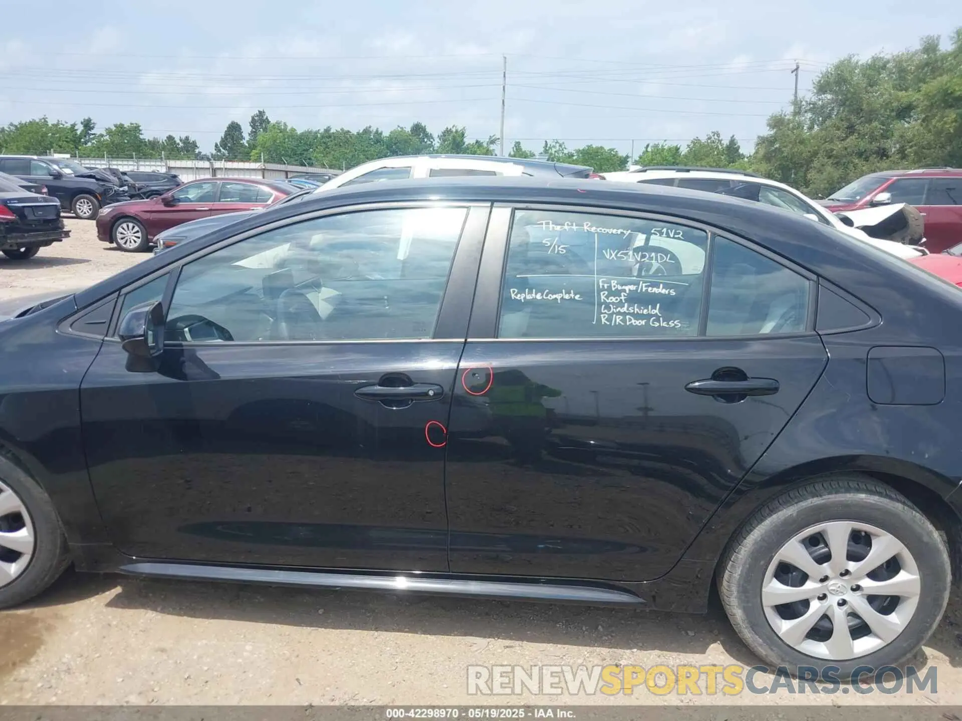 15 fotografías del automóvil dañado 5YFB4MDEXPP057199 TOYOTA COROLLA 2023