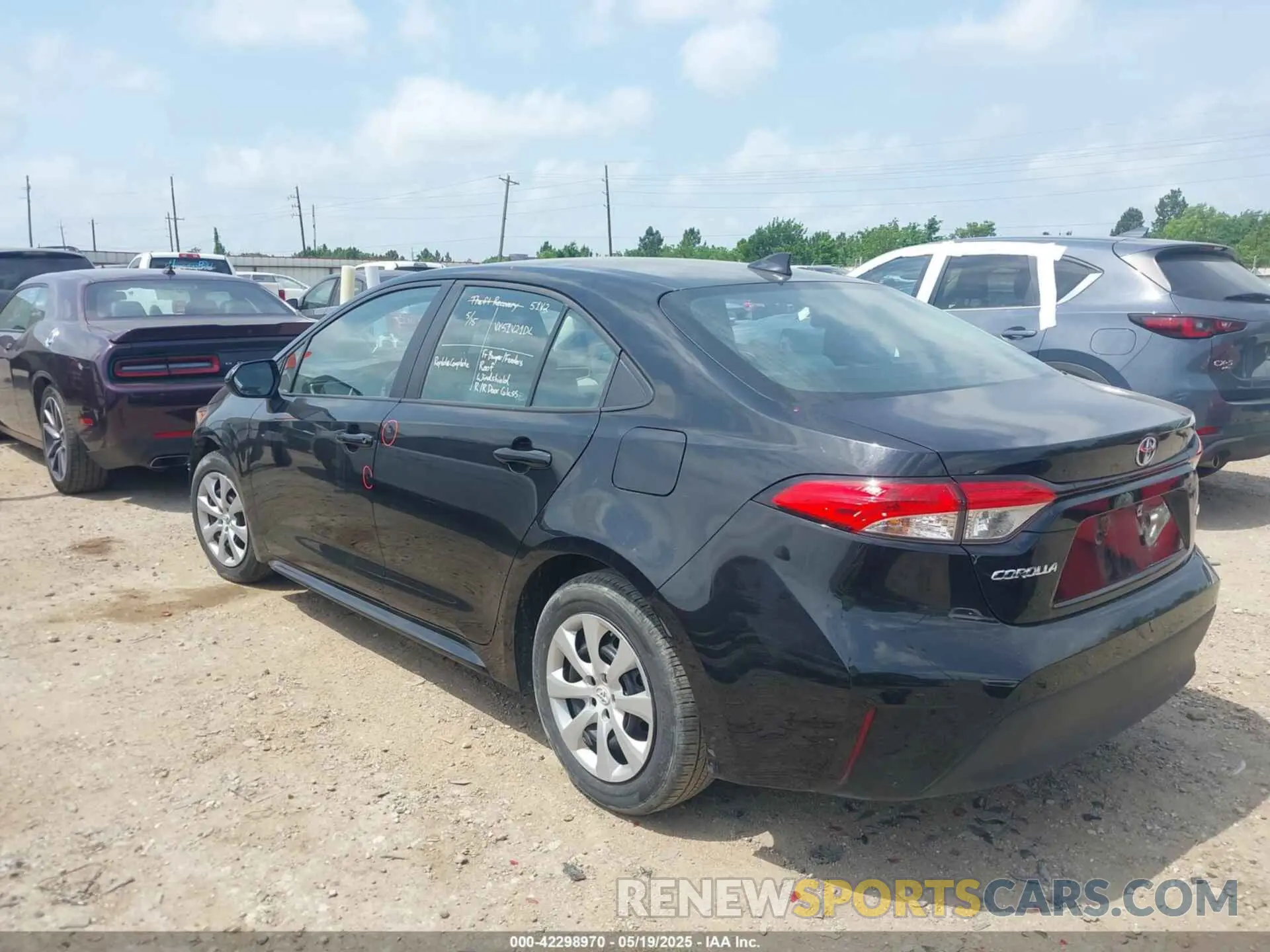 3 fotografías del automóvil dañado 5YFB4MDEXPP057199 TOYOTA COROLLA 2023
