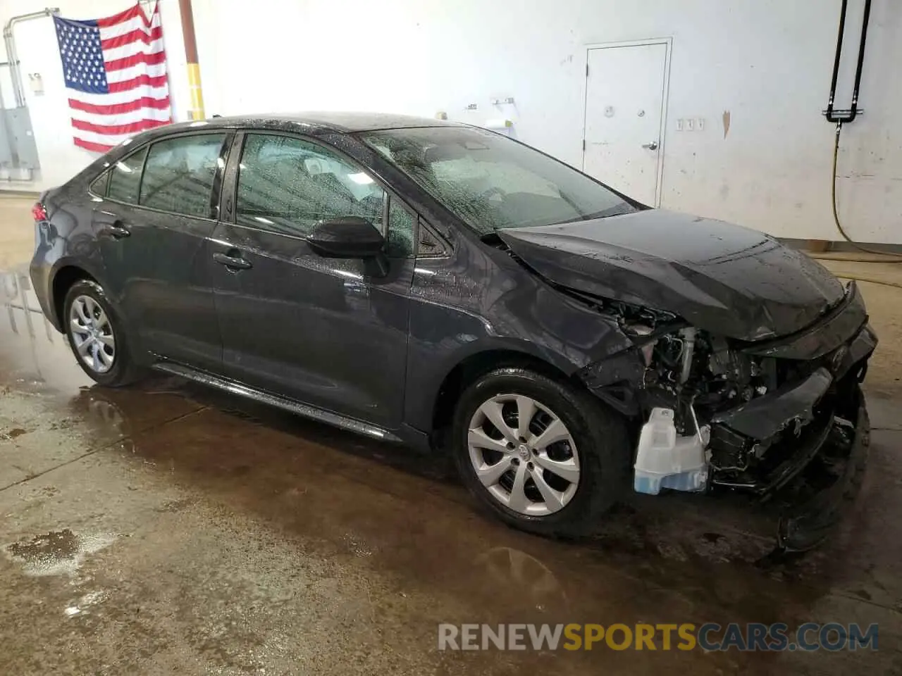 4 fotografías del automóvil dañado 5YFB4MDEXPP058353 TOYOTA COROLLA 2023