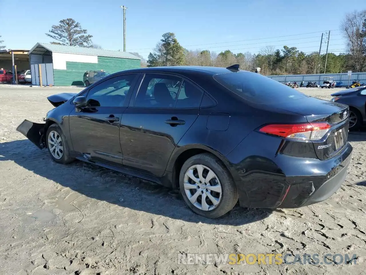 2 fotografías del automóvil dañado 5YFB4MDEXPP059941 TOYOTA COROLLA 2023
