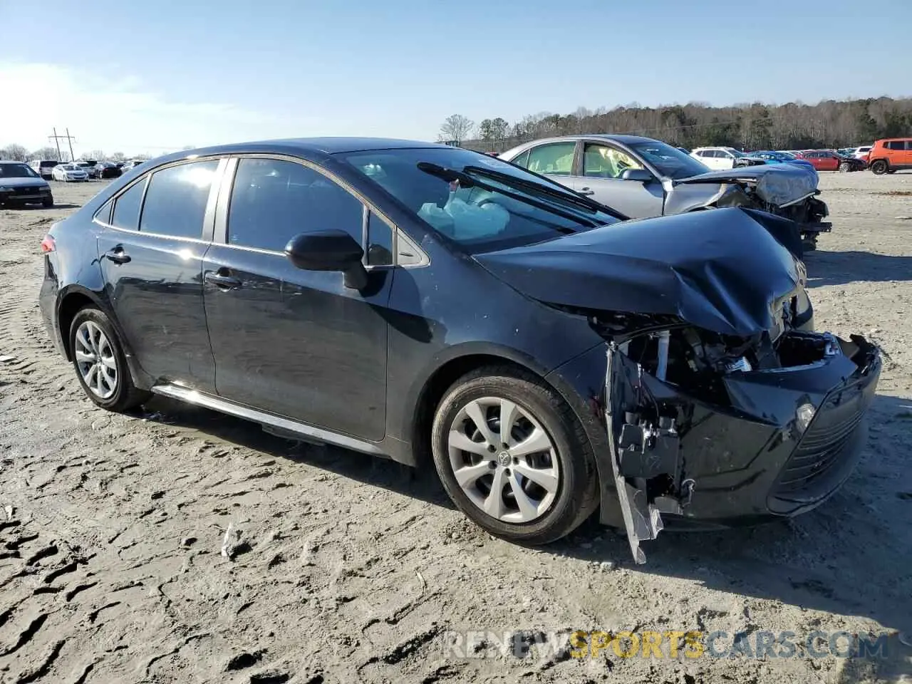 4 fotografías del automóvil dañado 5YFB4MDEXPP059941 TOYOTA COROLLA 2023