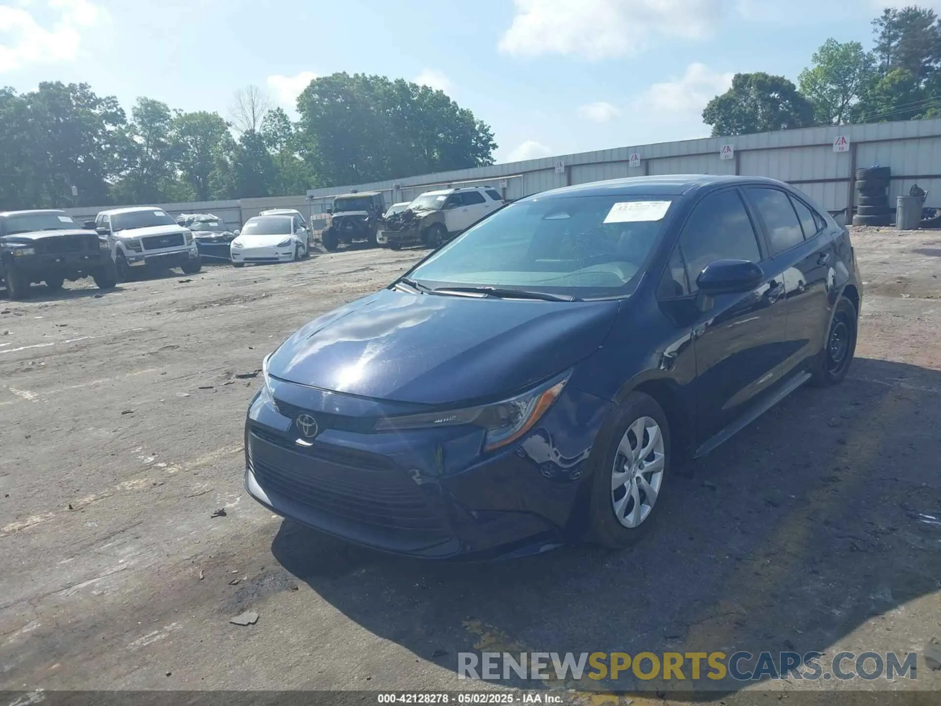 2 fotografías del automóvil dañado 5YFB4MDEXPP063973 TOYOTA COROLLA 2023