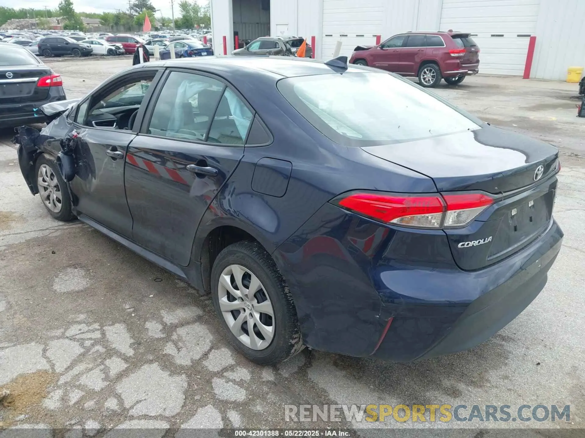 3 fotografías del automóvil dañado 5YFB4MDEXPP066663 TOYOTA COROLLA 2023