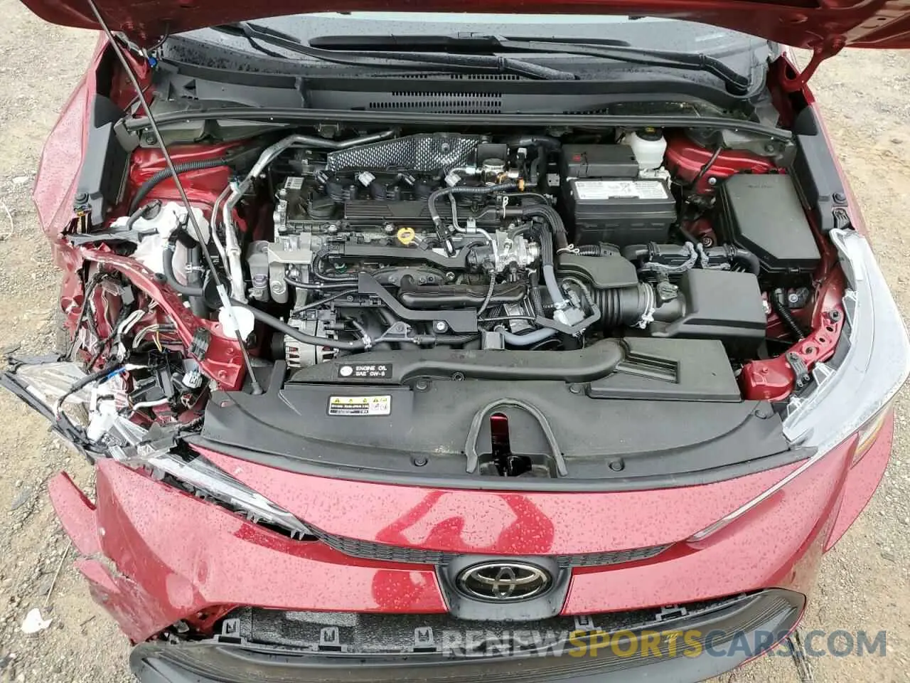 12 fotografías del automóvil dañado 5YFB4MDEXPP068557 TOYOTA COROLLA 2023
