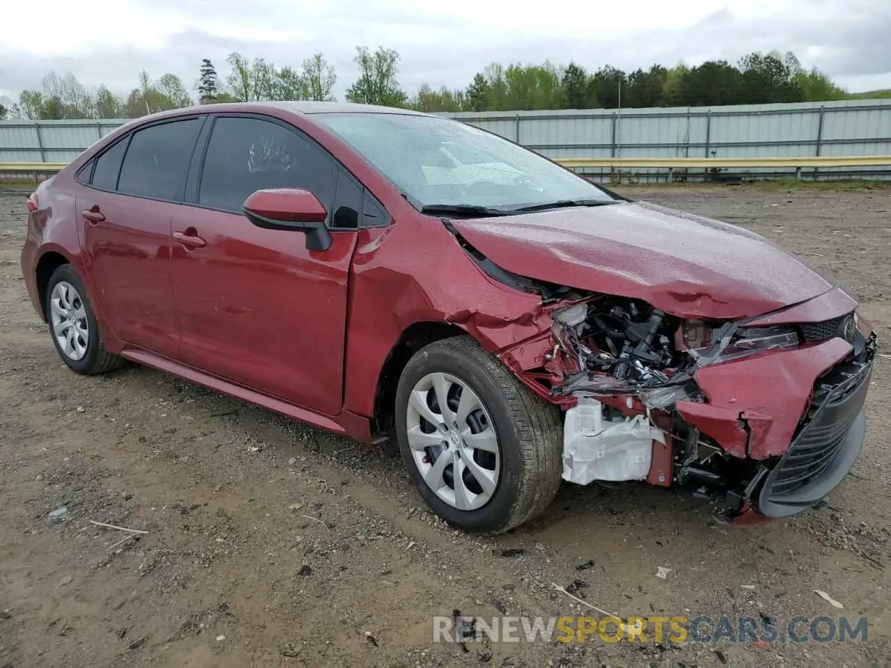 4 fotografías del automóvil dañado 5YFB4MDEXPP068557 TOYOTA COROLLA 2023