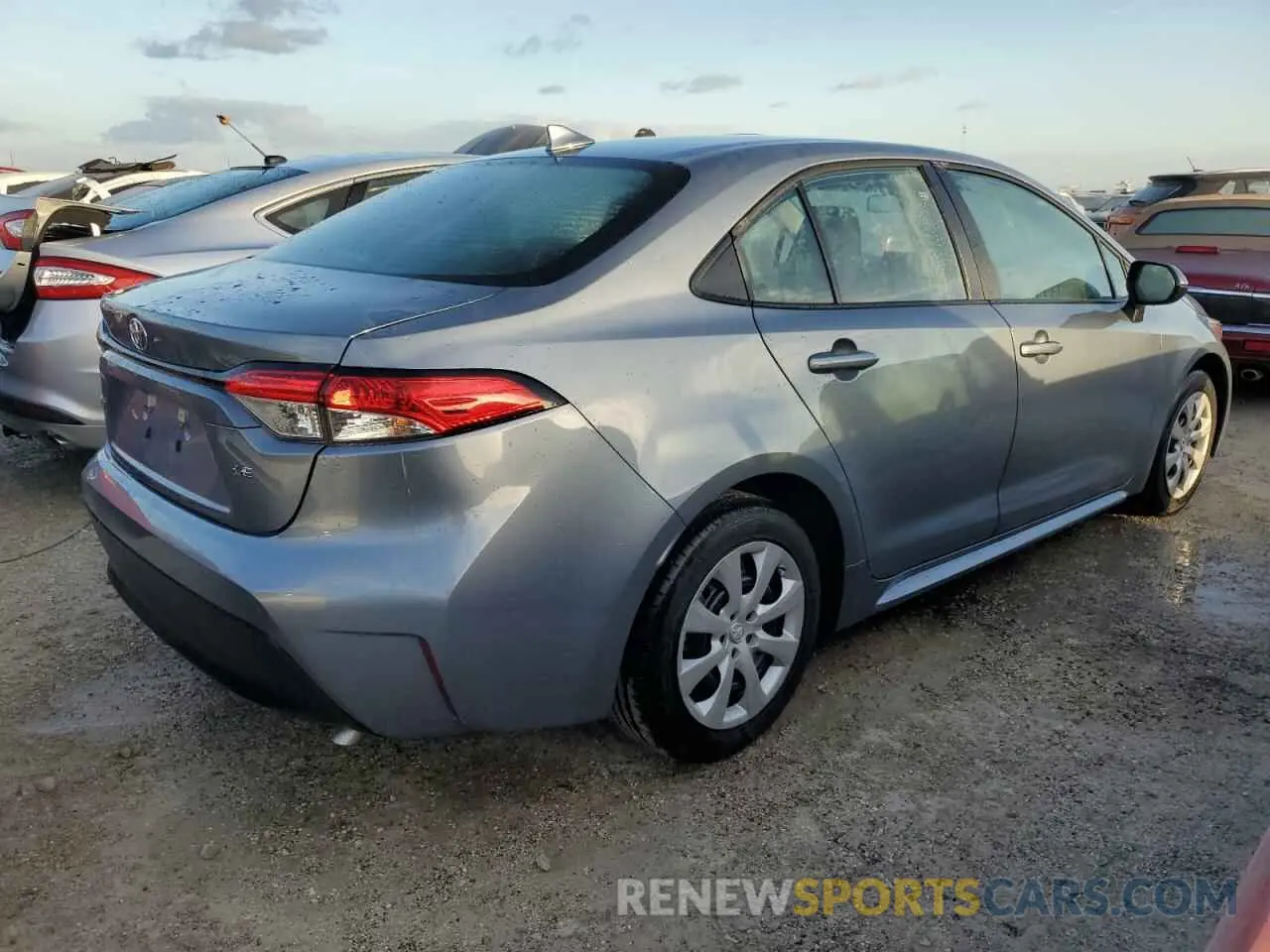 3 fotografías del automóvil dañado 5YFB4MDEXPP075833 TOYOTA COROLLA 2023