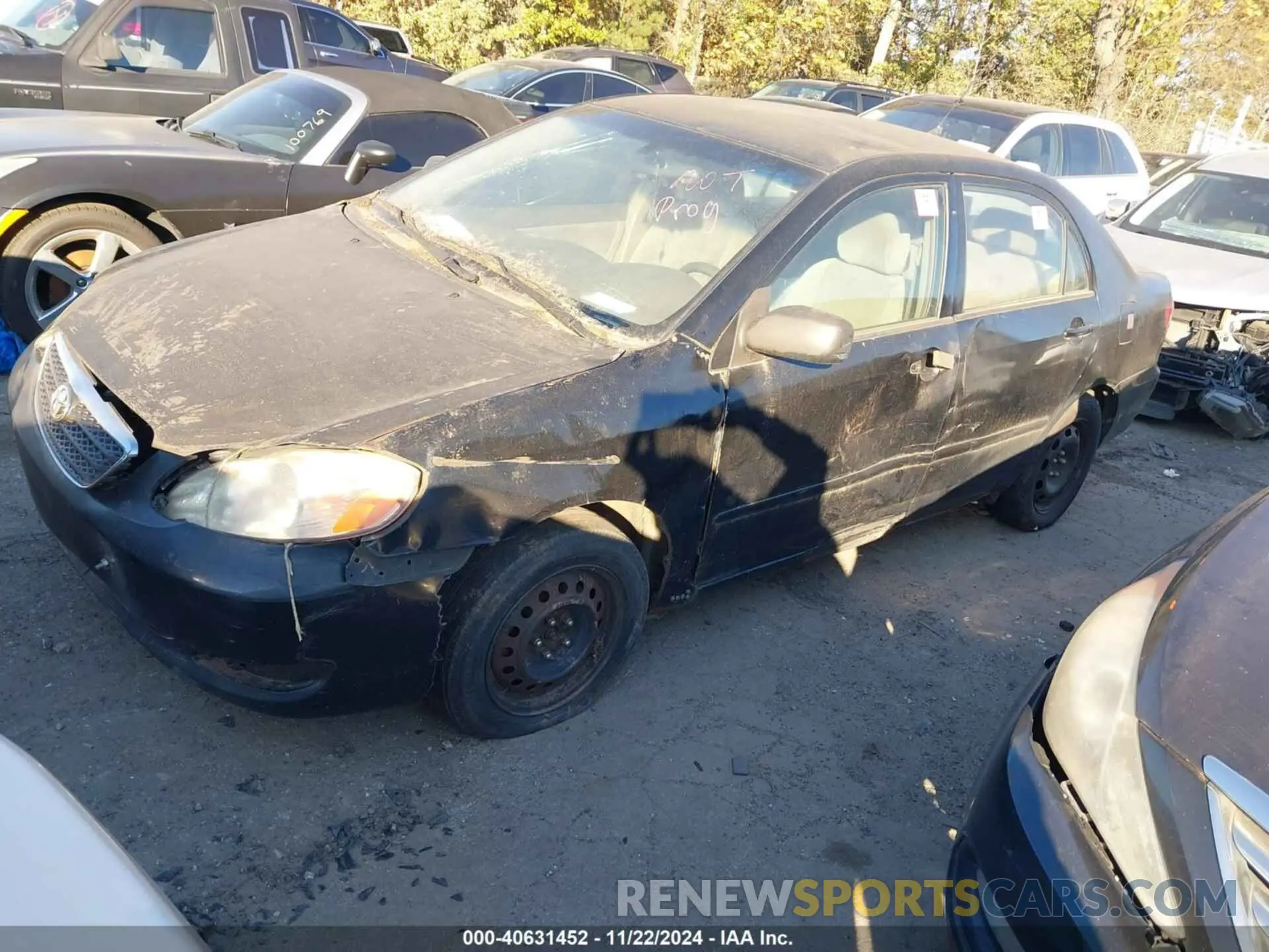 2 fotografías del automóvil dañado 5YFB4MDEXPP077047 TOYOTA COROLLA 2023