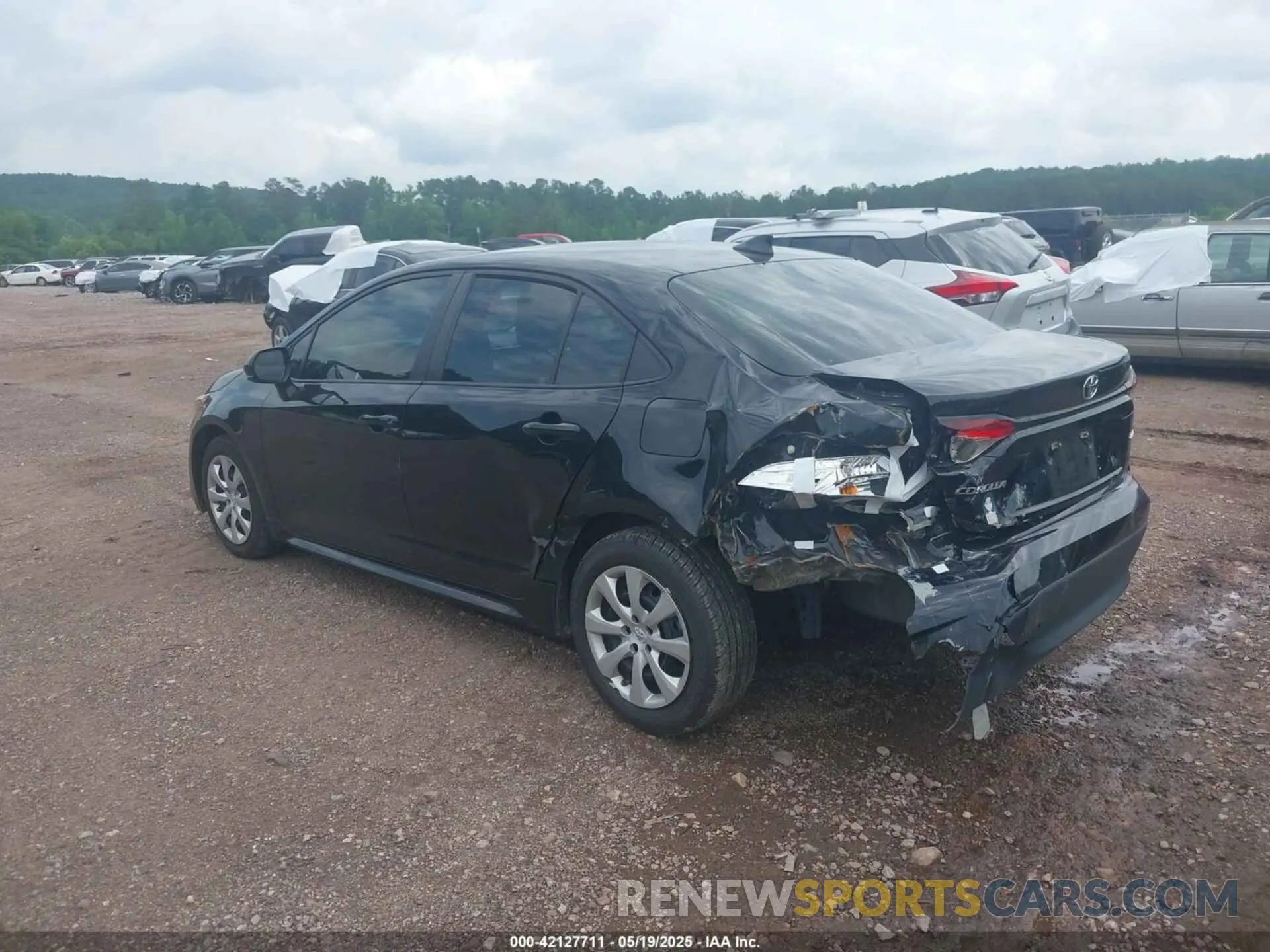3 fotografías del automóvil dañado 5YFB4MDW3PP004165 TOYOTA COROLLA 2023