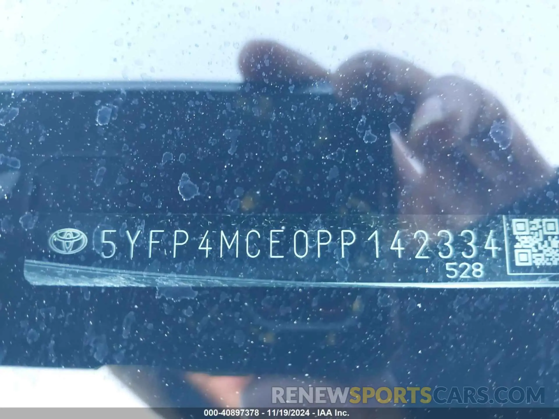 9 fotografías del automóvil dañado 5YFP4MCE0PP142334 TOYOTA COROLLA 2023