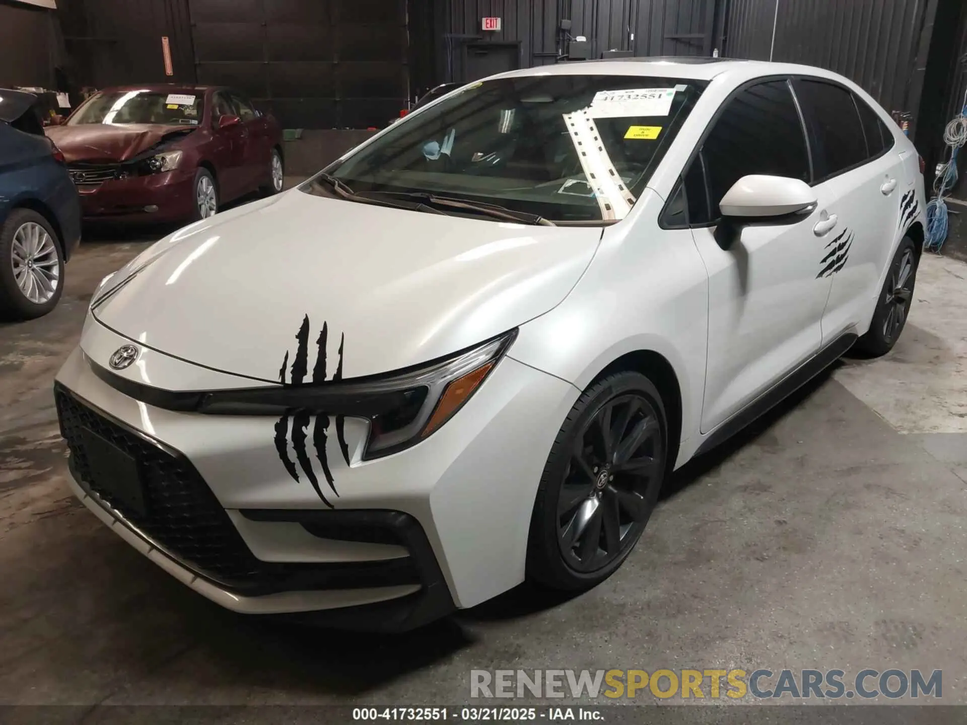 2 fotografías del automóvil dañado 5YFP4MCE0PP151910 TOYOTA COROLLA 2023