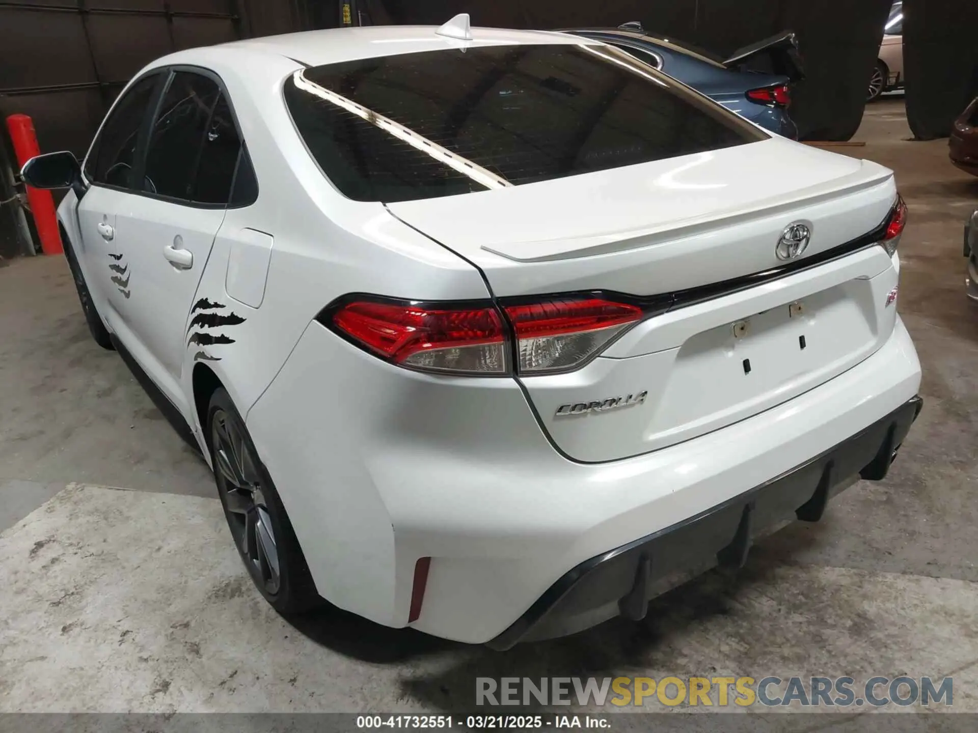 3 fotografías del automóvil dañado 5YFP4MCE0PP151910 TOYOTA COROLLA 2023