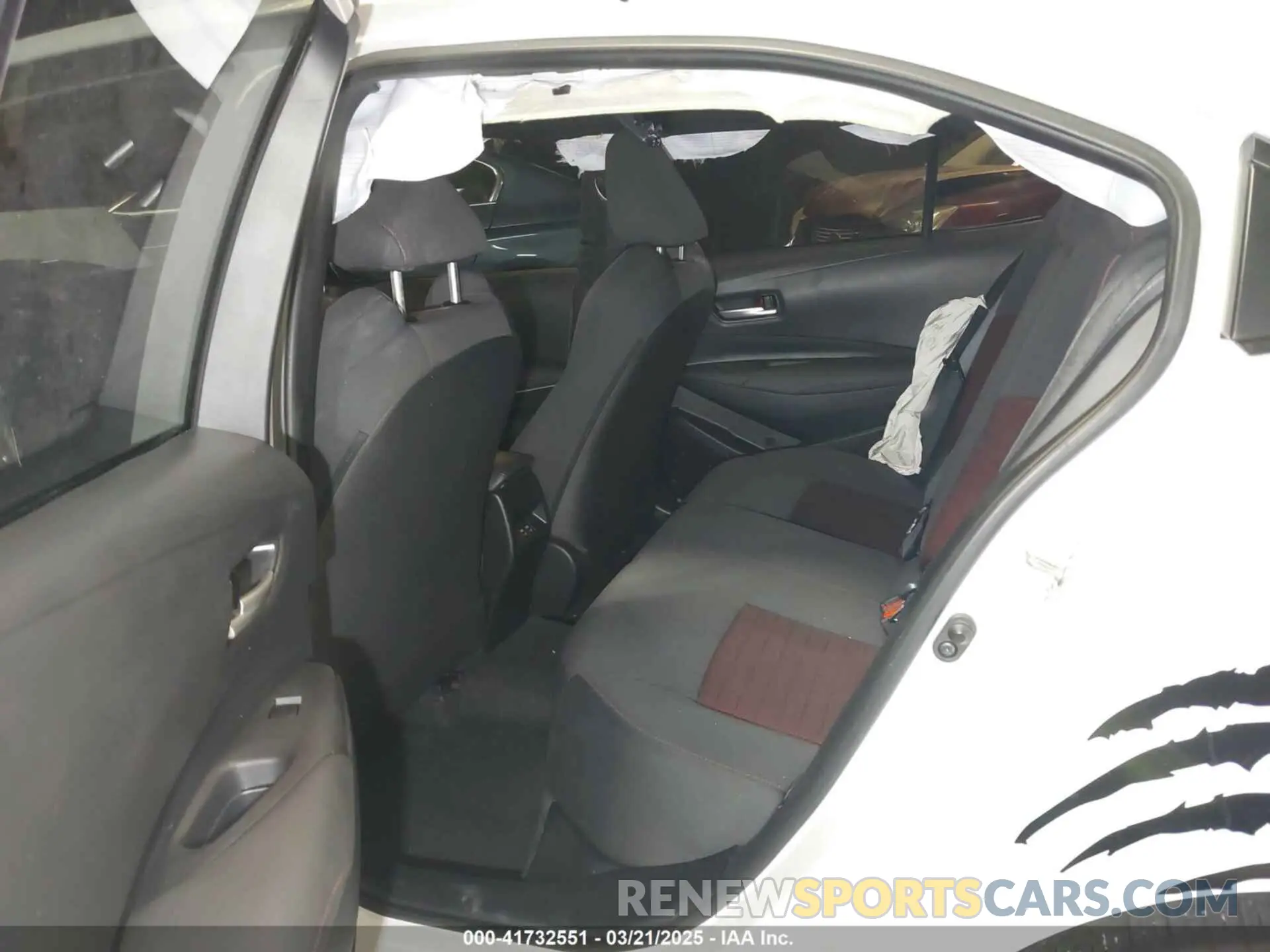 8 fotografías del automóvil dañado 5YFP4MCE0PP151910 TOYOTA COROLLA 2023