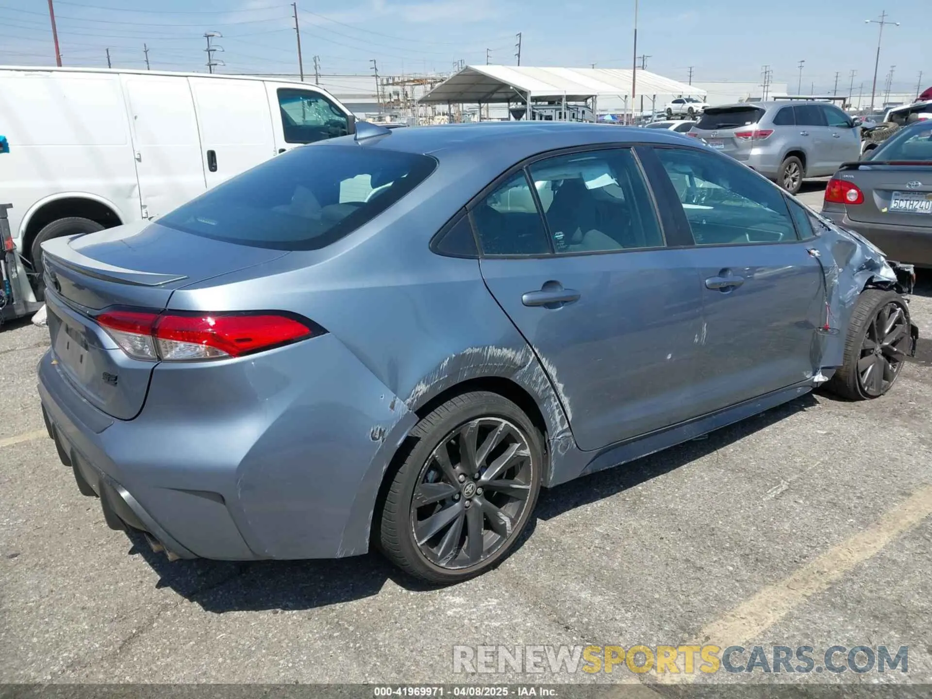 4 fotografías del automóvil dañado 5YFP4MCE0PP153818 TOYOTA COROLLA 2023