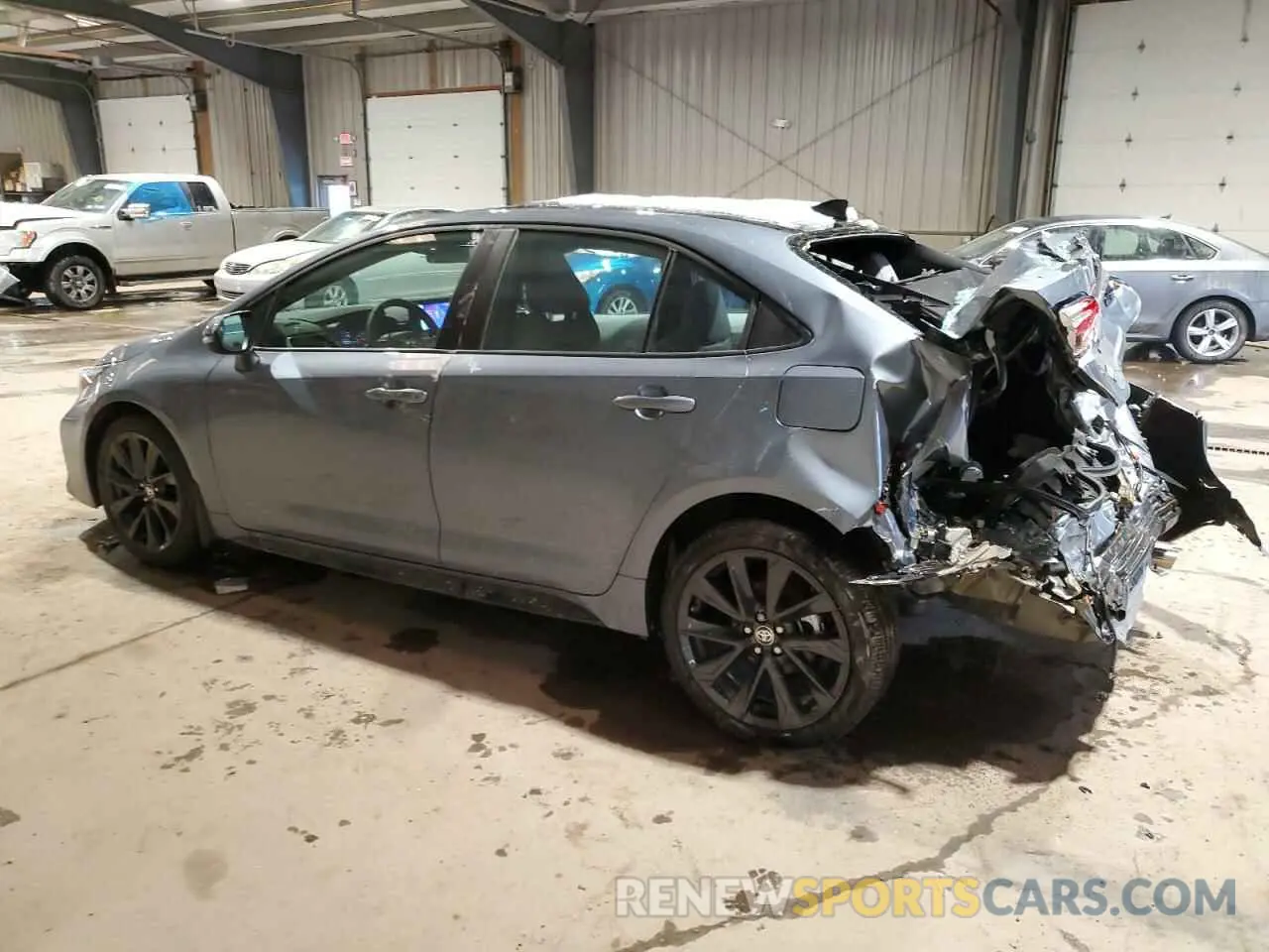 2 fotografías del automóvil dañado 5YFP4MCE1PP160955 TOYOTA COROLLA 2023