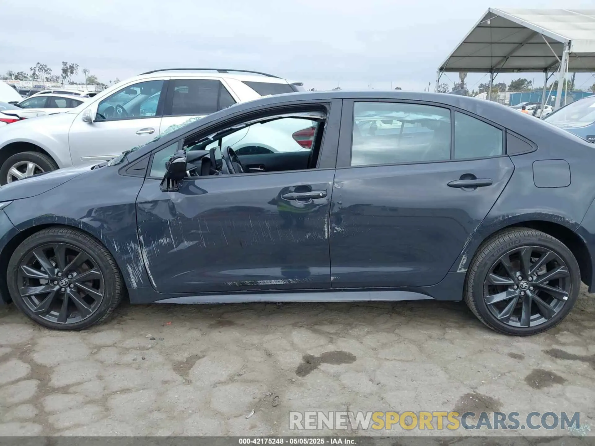 14 fotografías del automóvil dañado 5YFP4MCE1PP164486 TOYOTA COROLLA 2023