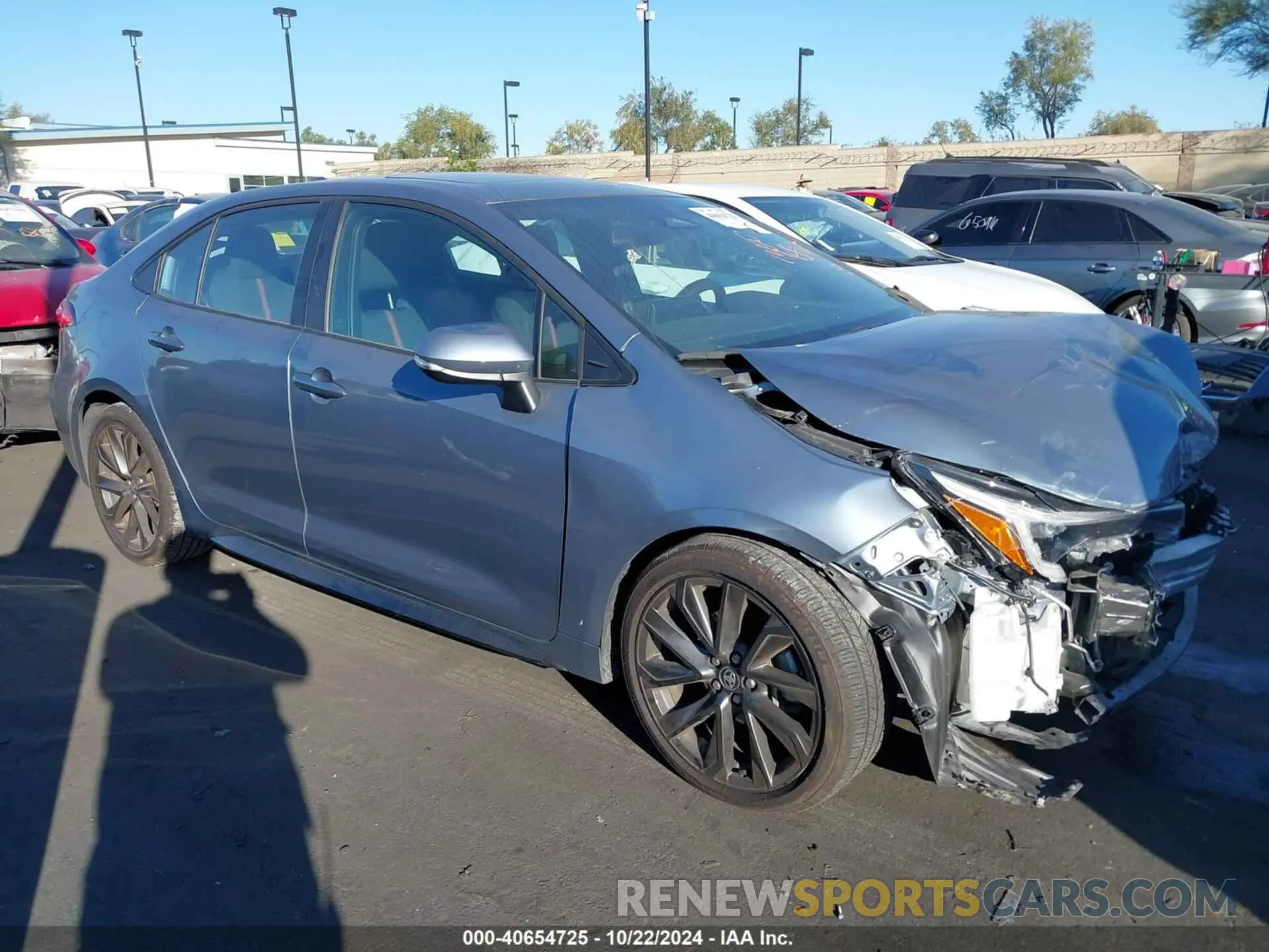 14 fotografías del automóvil dañado 5YFP4MCE2PP151553 TOYOTA COROLLA 2023