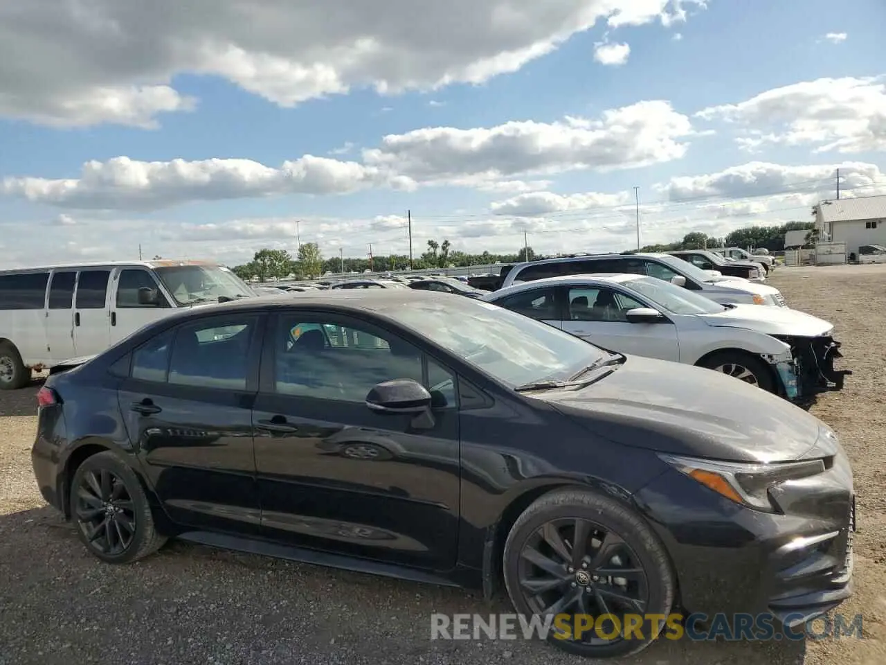 4 fotografías del automóvil dañado 5YFP4MCE3PP146734 TOYOTA COROLLA 2023