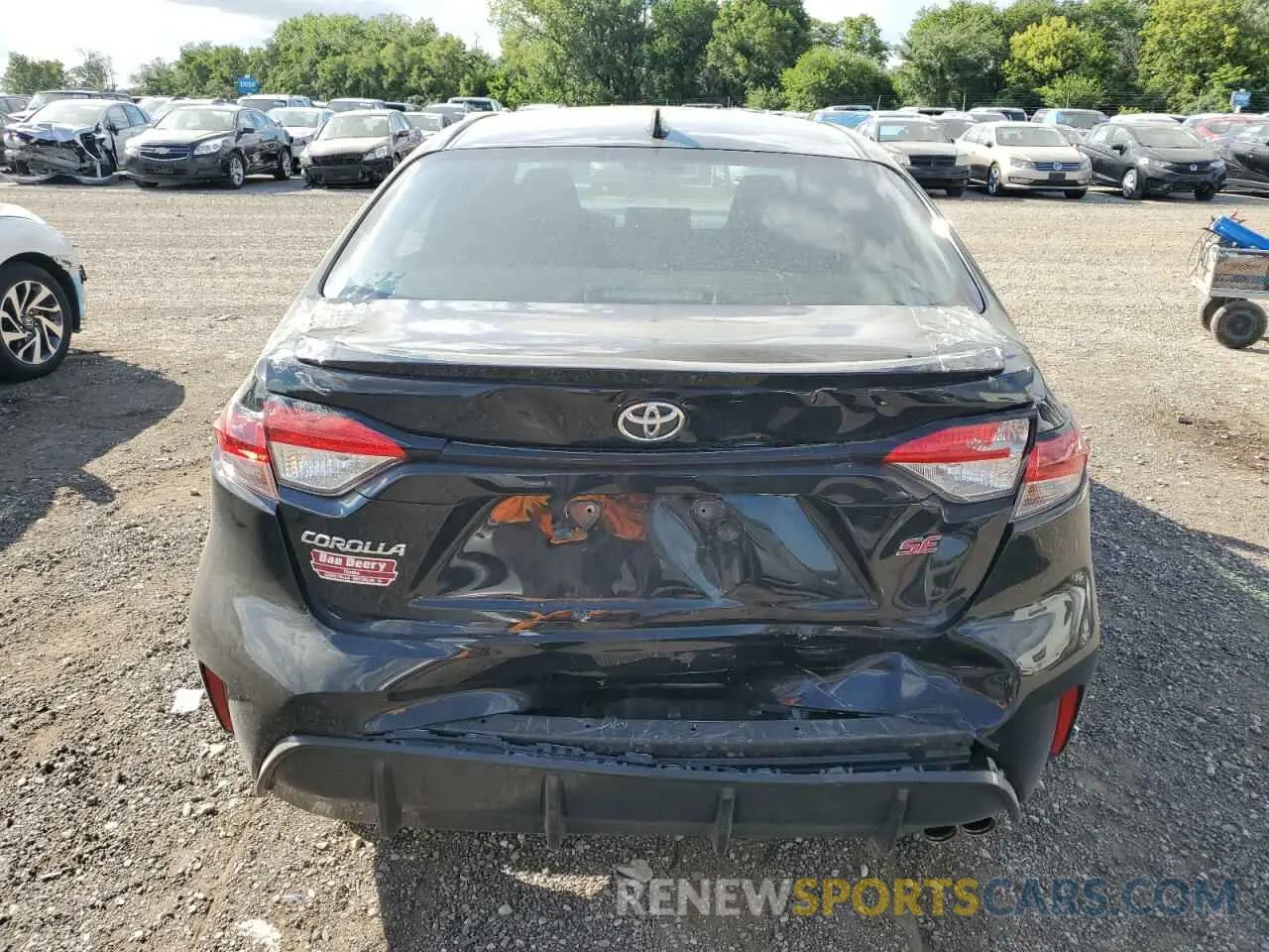 6 fotografías del automóvil dañado 5YFP4MCE3PP146734 TOYOTA COROLLA 2023