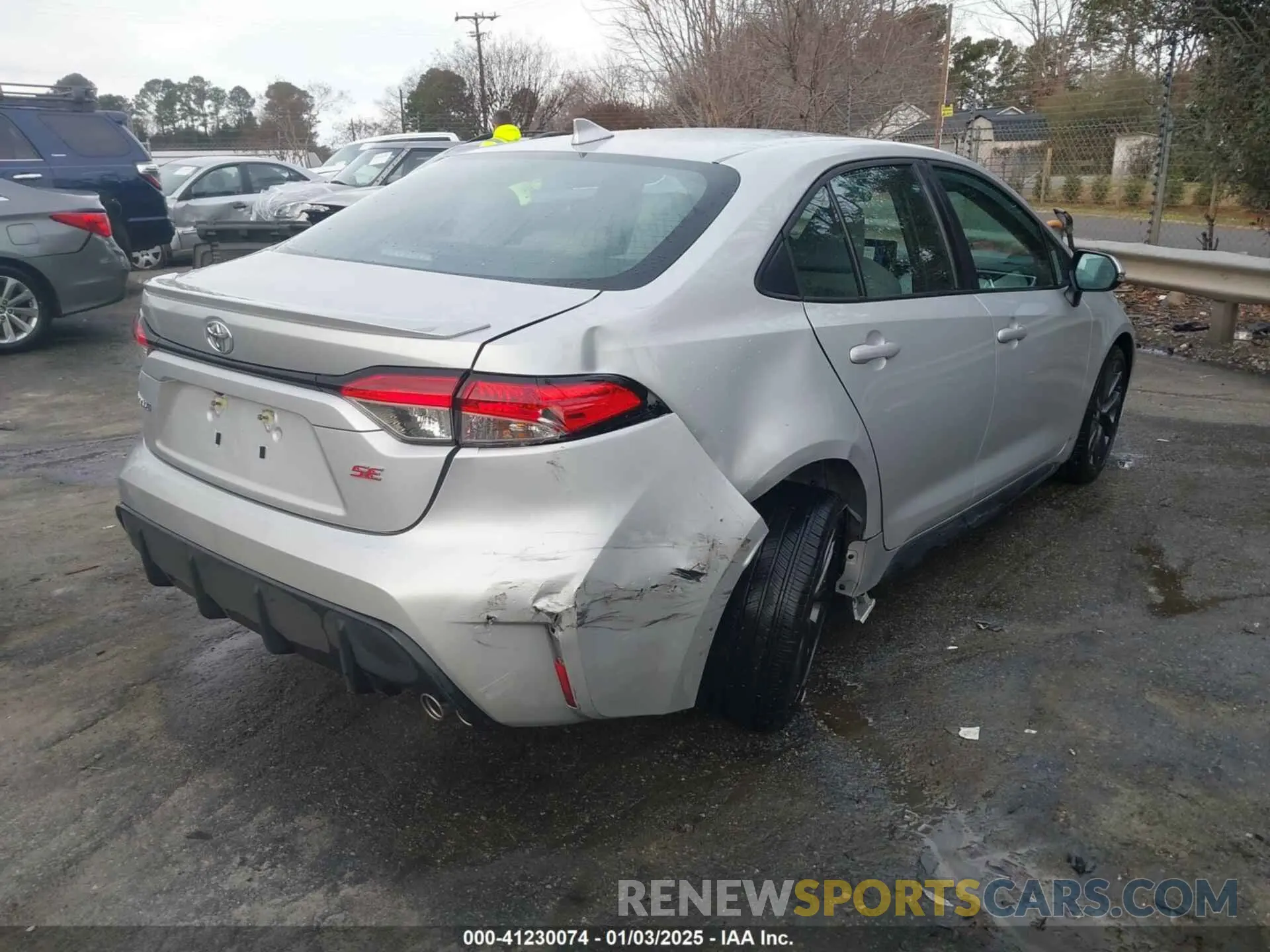 4 fotografías del automóvil dañado 5YFP4MCE5PP165575 TOYOTA COROLLA 2023