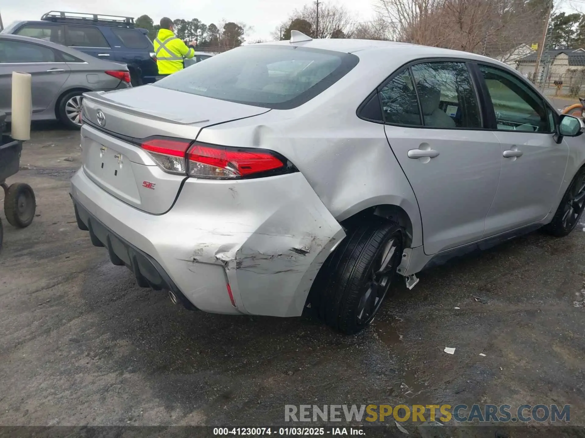 6 fotografías del automóvil dañado 5YFP4MCE5PP165575 TOYOTA COROLLA 2023