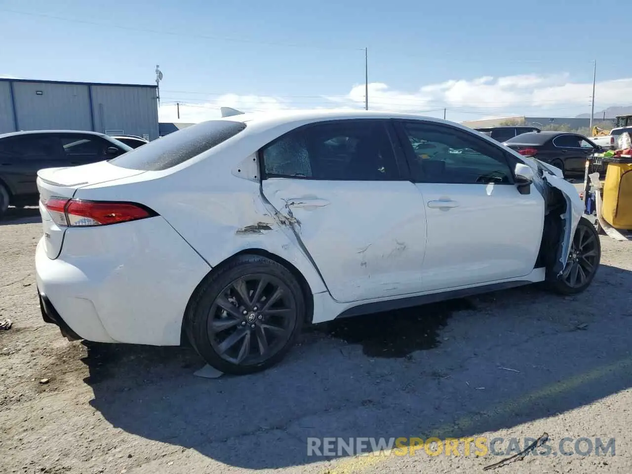 3 fotografías del automóvil dañado 5YFS4MCE0PP144840 TOYOTA COROLLA 2023