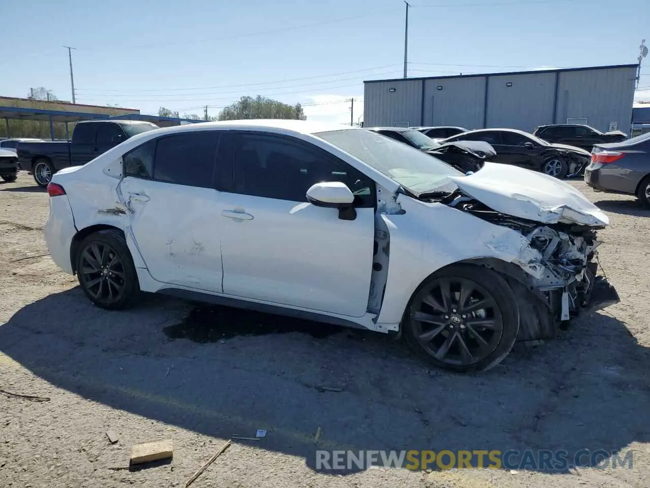 4 fotografías del automóvil dañado 5YFS4MCE0PP144840 TOYOTA COROLLA 2023