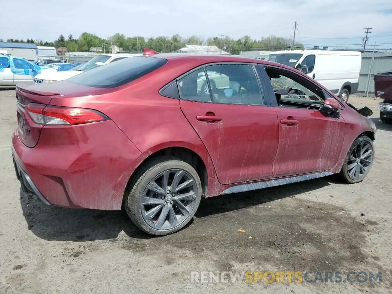 3 fotografías del automóvil dañado 5YFS4MCE0PP147169 TOYOTA COROLLA 2023