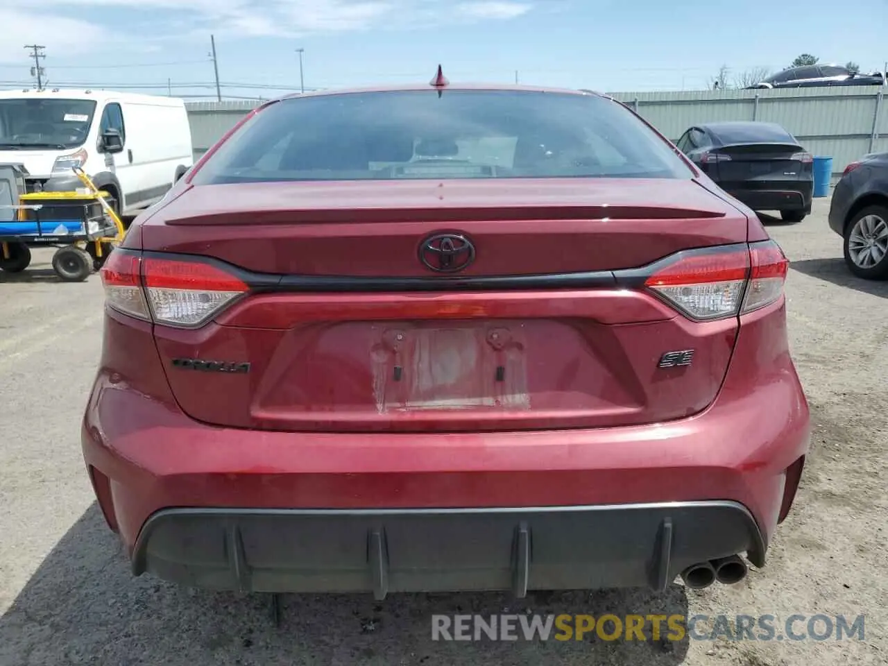 6 fotografías del automóvil dañado 5YFS4MCE0PP147169 TOYOTA COROLLA 2023