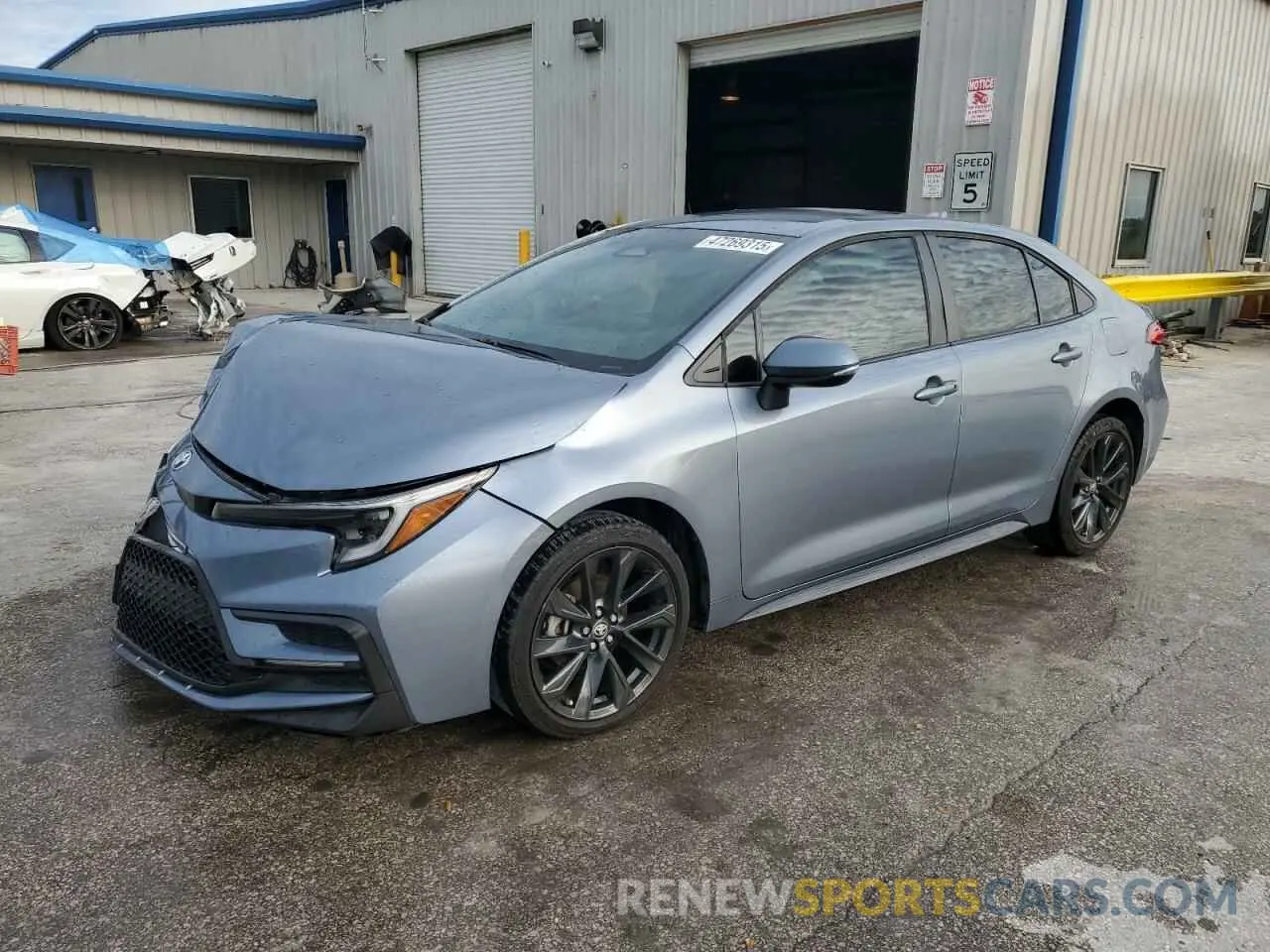 1 fotografías del automóvil dañado 5YFS4MCE0PP157653 TOYOTA COROLLA 2023