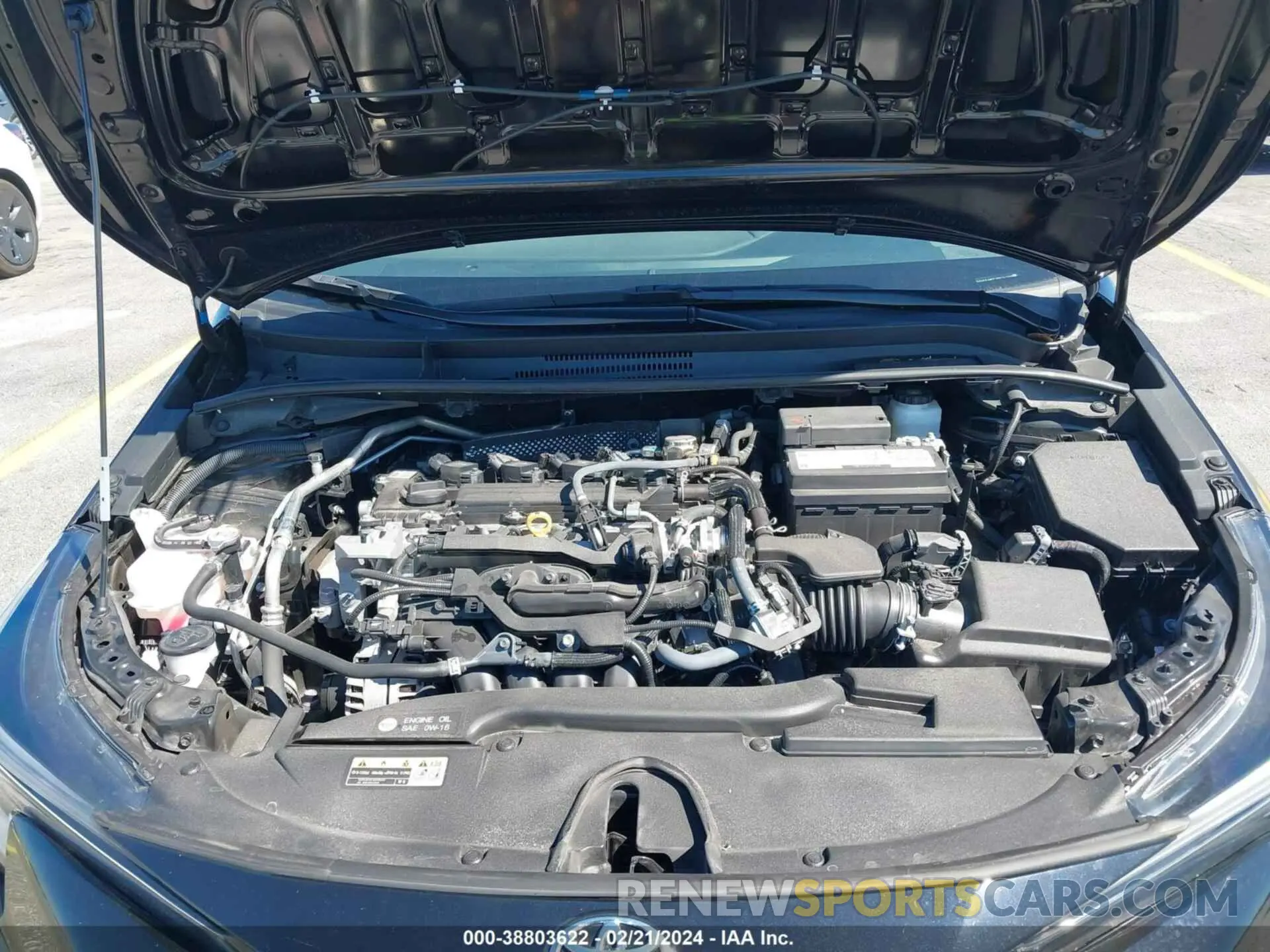 10 fotografías del automóvil dañado 5YFS4MCE1PP141106 TOYOTA COROLLA 2023