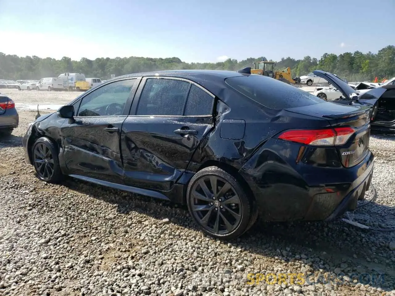2 fotografías del automóvil dañado 5YFS4MCE1PP155653 TOYOTA COROLLA 2023
