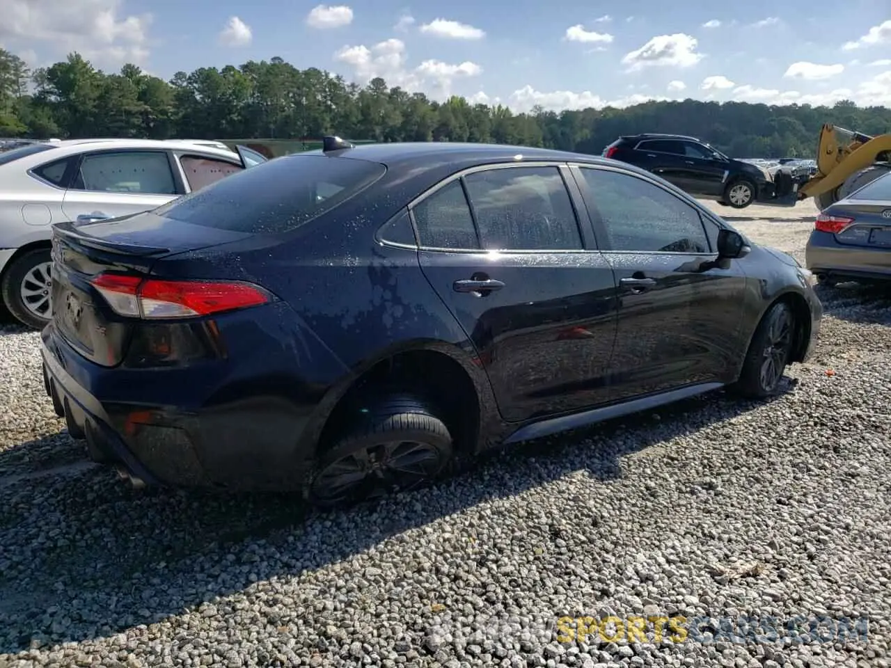 3 fotografías del automóvil dañado 5YFS4MCE1PP155653 TOYOTA COROLLA 2023