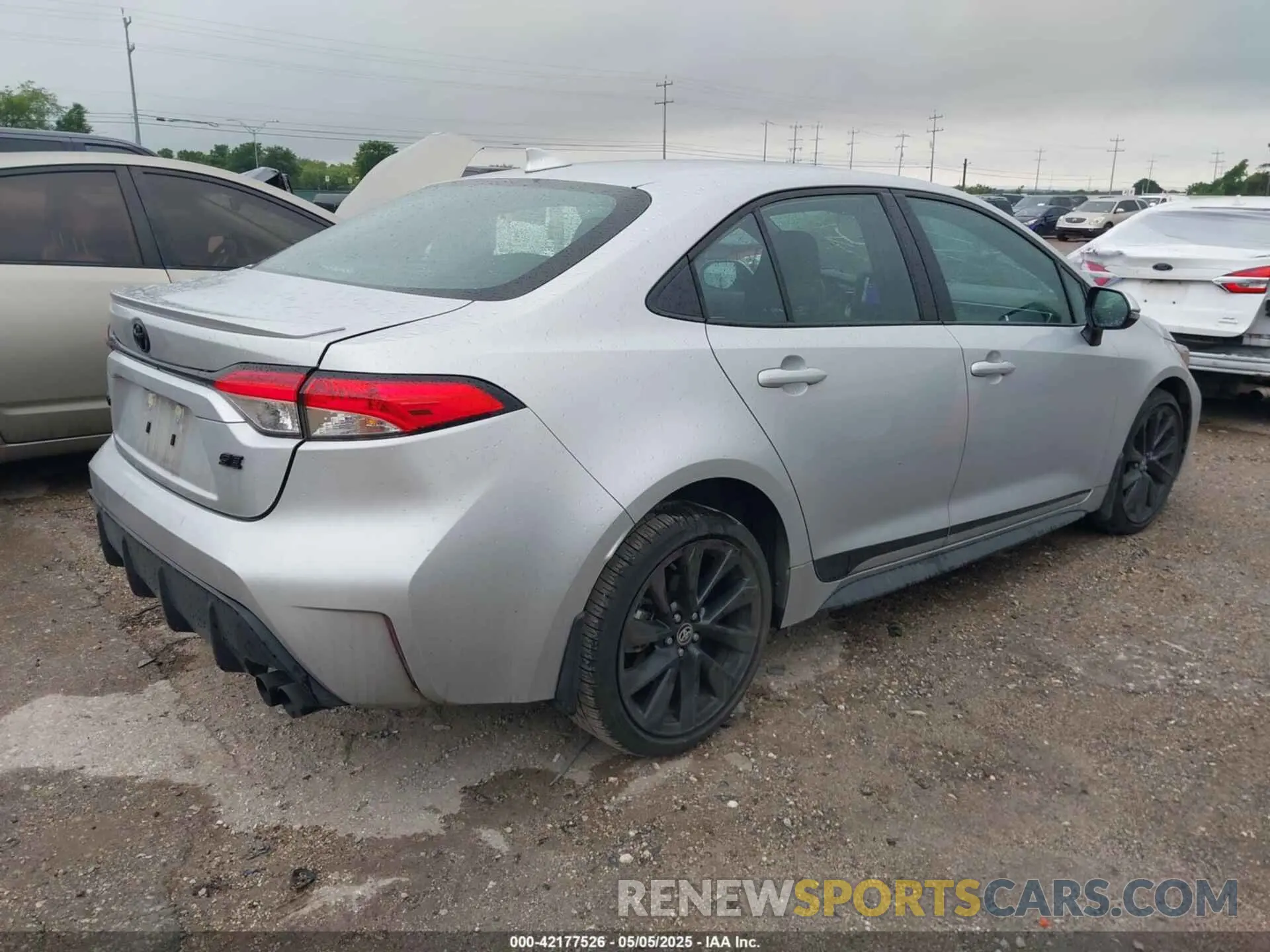 4 fotografías del automóvil dañado 5YFS4MCE2PP146010 TOYOTA COROLLA 2023