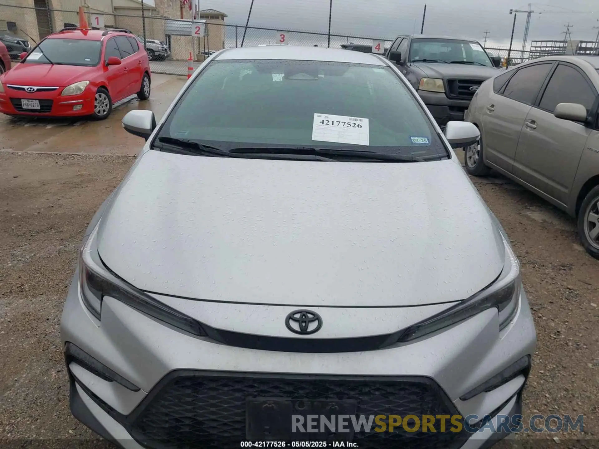 6 fotografías del automóvil dañado 5YFS4MCE2PP146010 TOYOTA COROLLA 2023