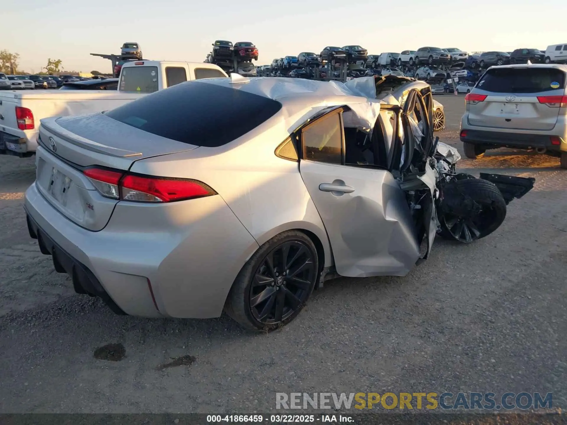 4 fotografías del automóvil dañado 5YFS4MCE2PP147884 TOYOTA COROLLA 2023
