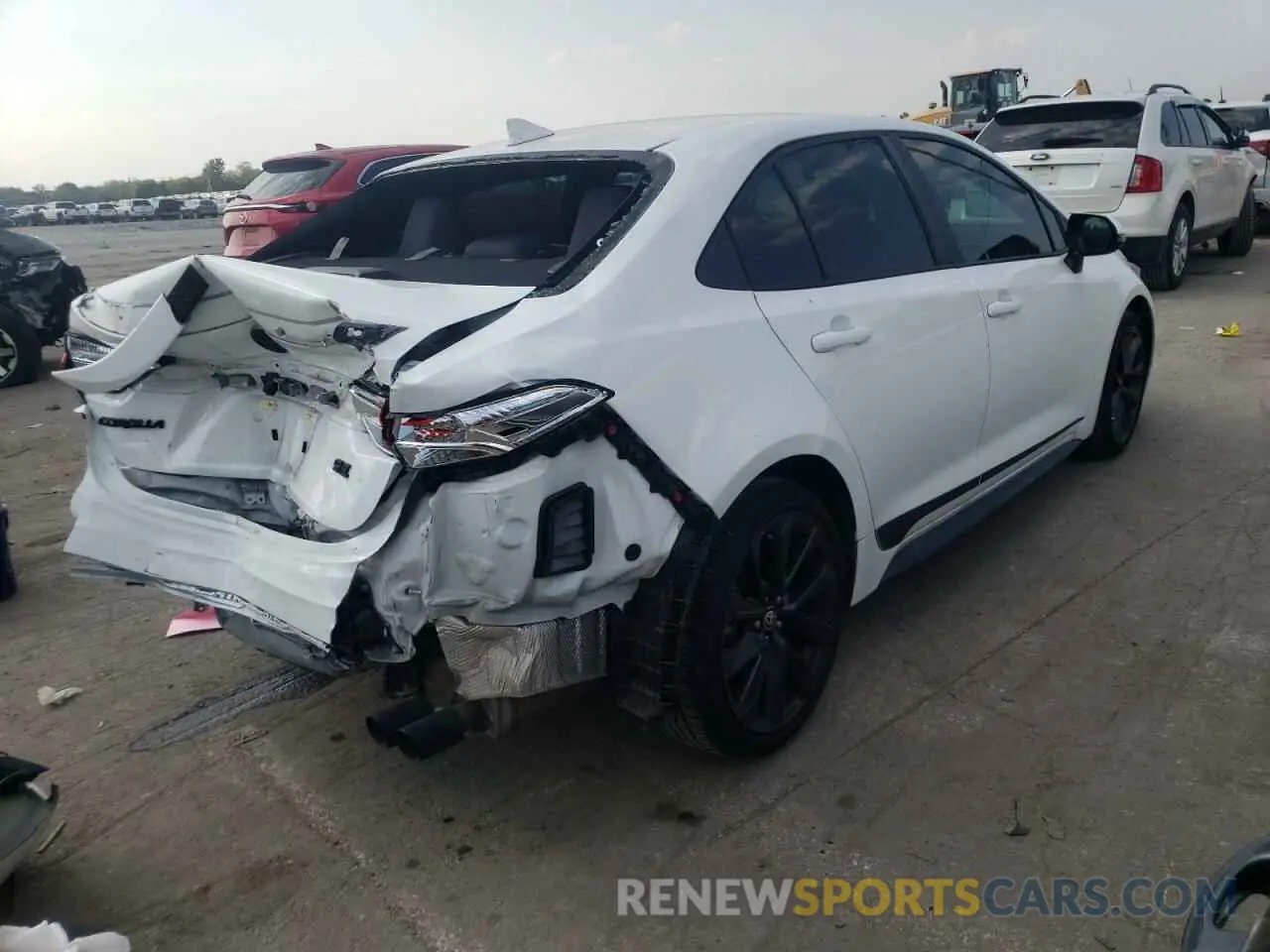 3 fotografías del automóvil dañado 5YFS4MCE2PP166399 TOYOTA COROLLA 2023