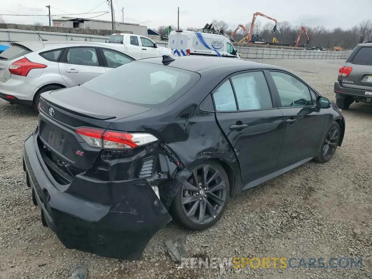 3 fotografías del automóvil dañado 5YFS4MCE3PP145545 TOYOTA COROLLA 2023