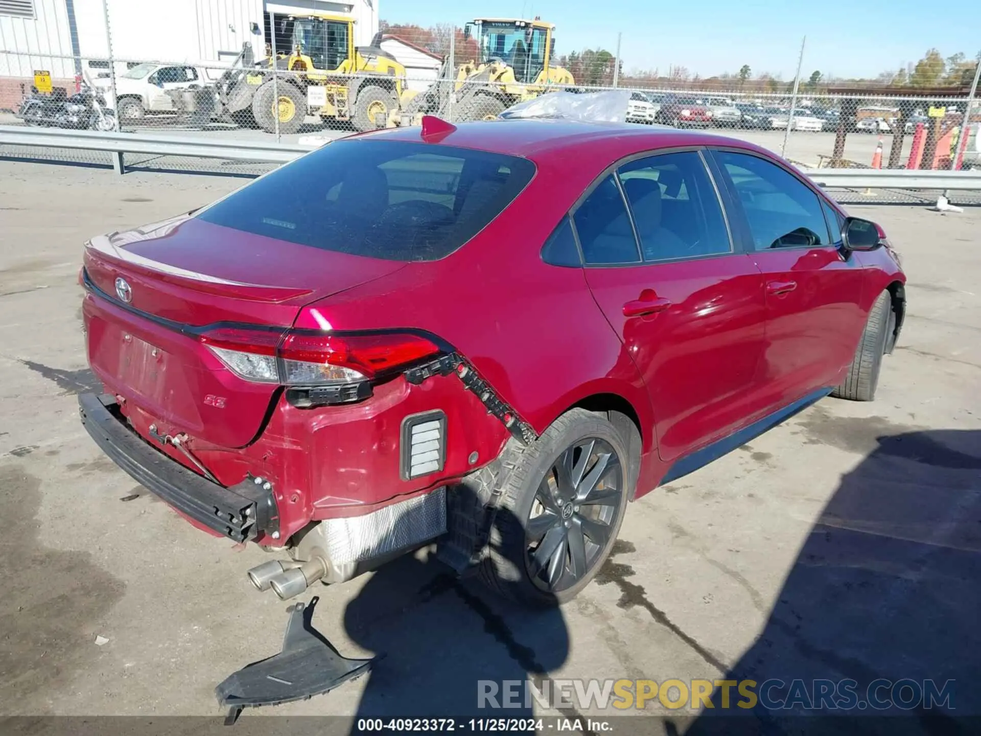 4 fotografías del automóvil dañado 5YFS4MCE3PP155783 TOYOTA COROLLA 2023