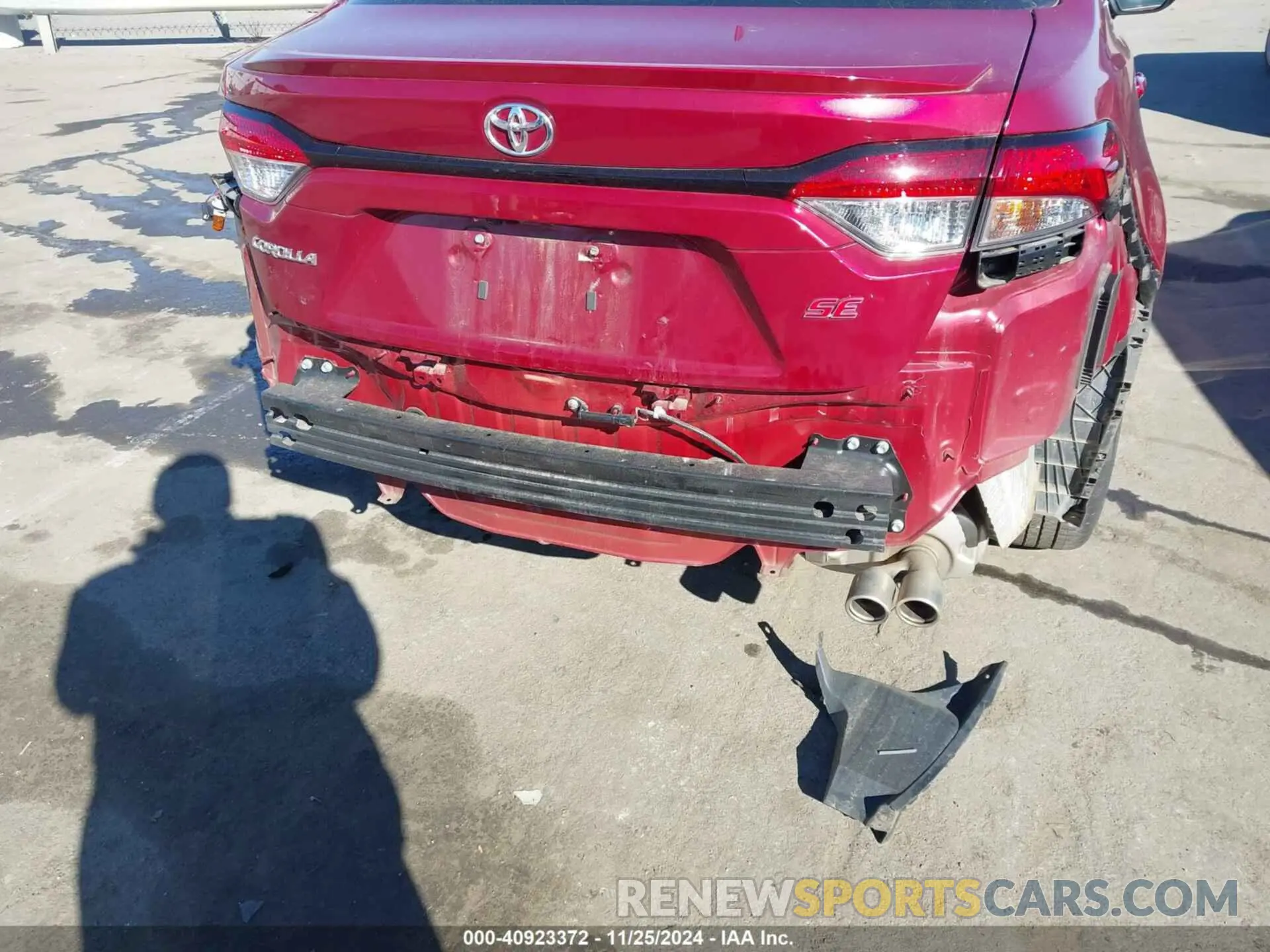 6 fotografías del automóvil dañado 5YFS4MCE3PP155783 TOYOTA COROLLA 2023