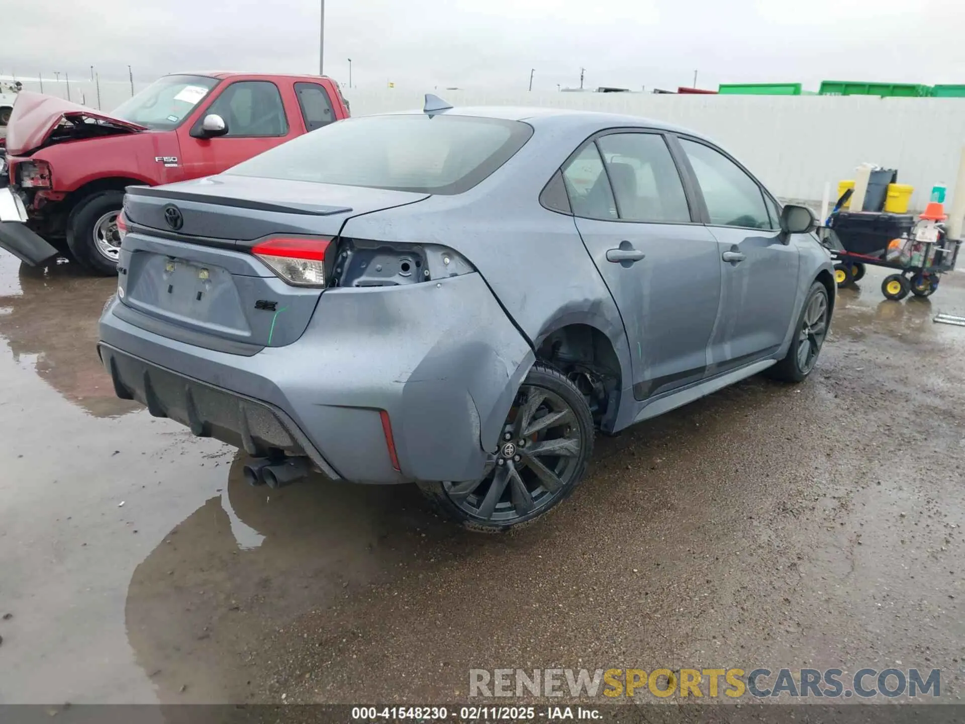 4 fotografías del automóvil dañado 5YFS4MCE3PP160529 TOYOTA COROLLA 2023