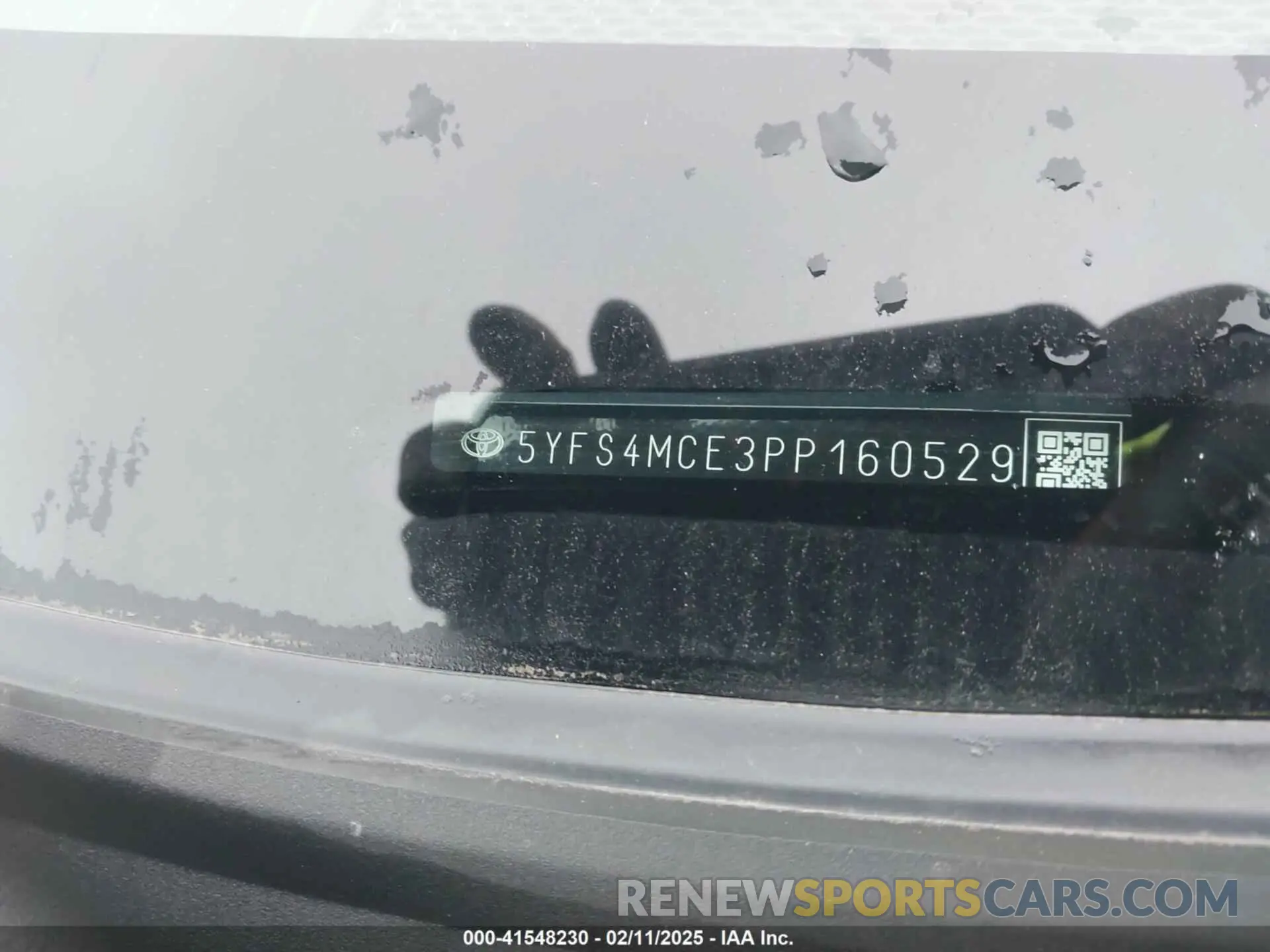 9 fotografías del automóvil dañado 5YFS4MCE3PP160529 TOYOTA COROLLA 2023