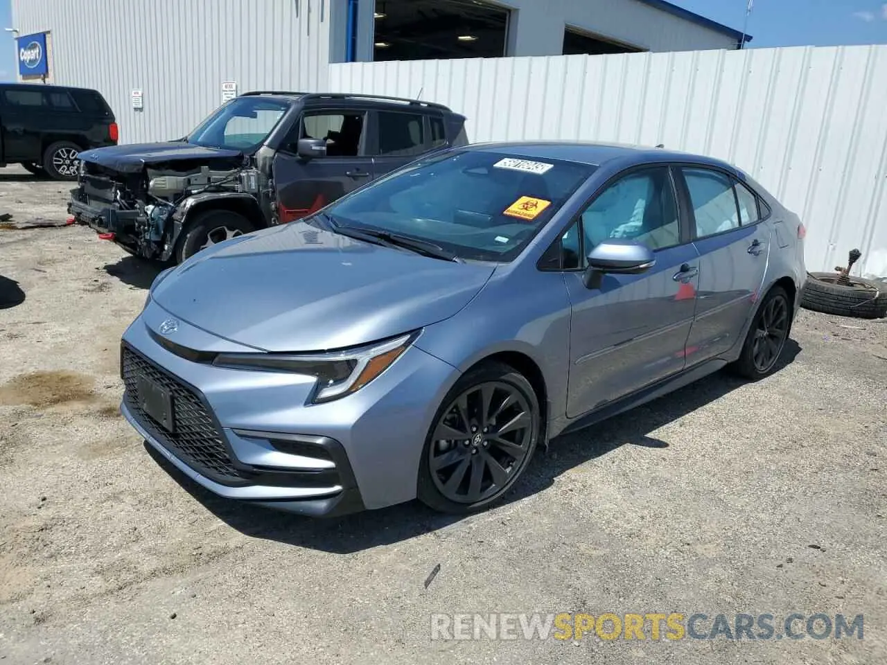 1 fotografías del automóvil dañado 5YFS4MCE3PP161177 TOYOTA COROLLA 2023