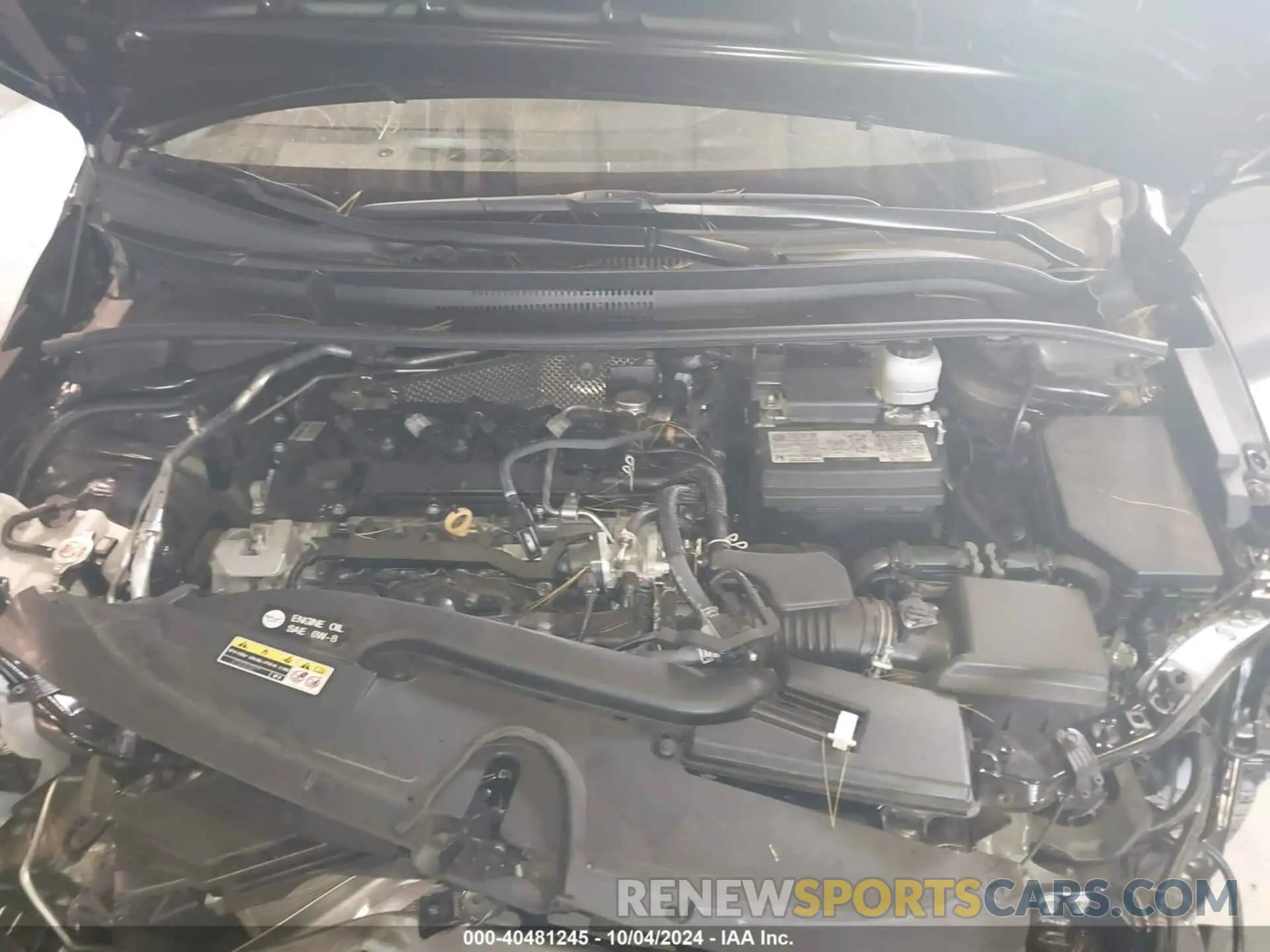 10 fotografías del automóvil dañado 5YFS4MCE3PP165505 TOYOTA COROLLA 2023