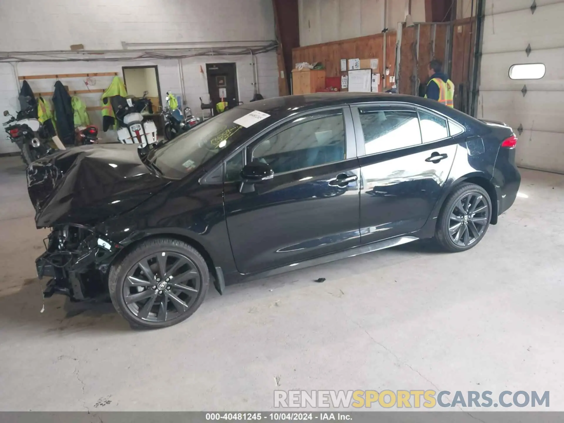 2 fotografías del automóvil dañado 5YFS4MCE3PP165505 TOYOTA COROLLA 2023