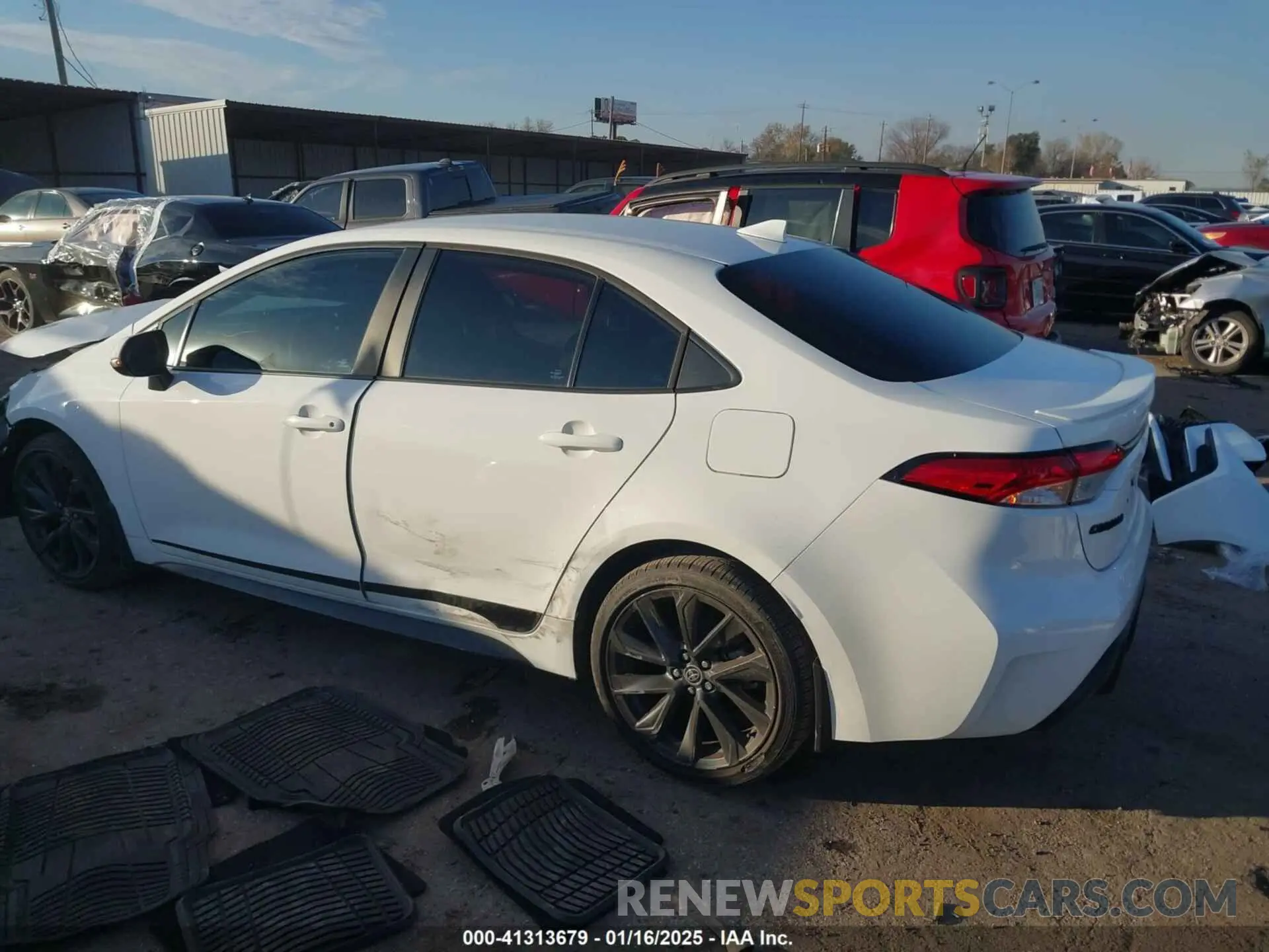 3 fotografías del automóvil dañado 5YFS4MCE4PP139639 TOYOTA COROLLA 2023