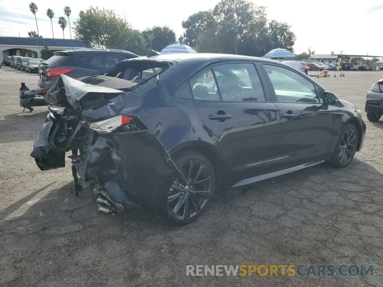 3 fotografías del automóvil dañado 5YFS4MCE4PP147420 TOYOTA COROLLA 2023