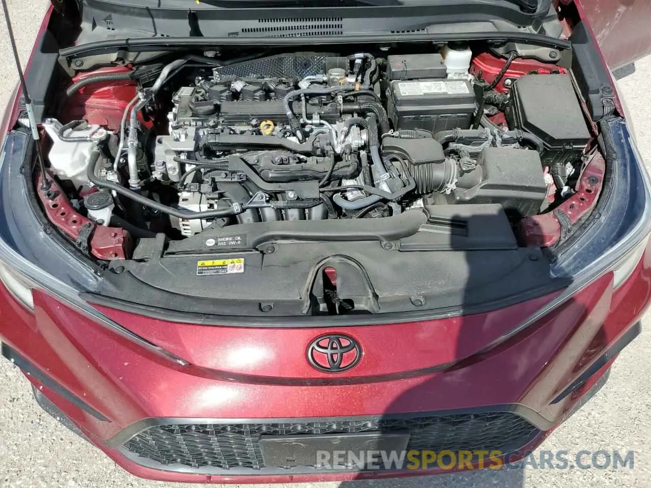 11 fotografías del automóvil dañado 5YFS4MCE4PP160779 TOYOTA COROLLA 2023