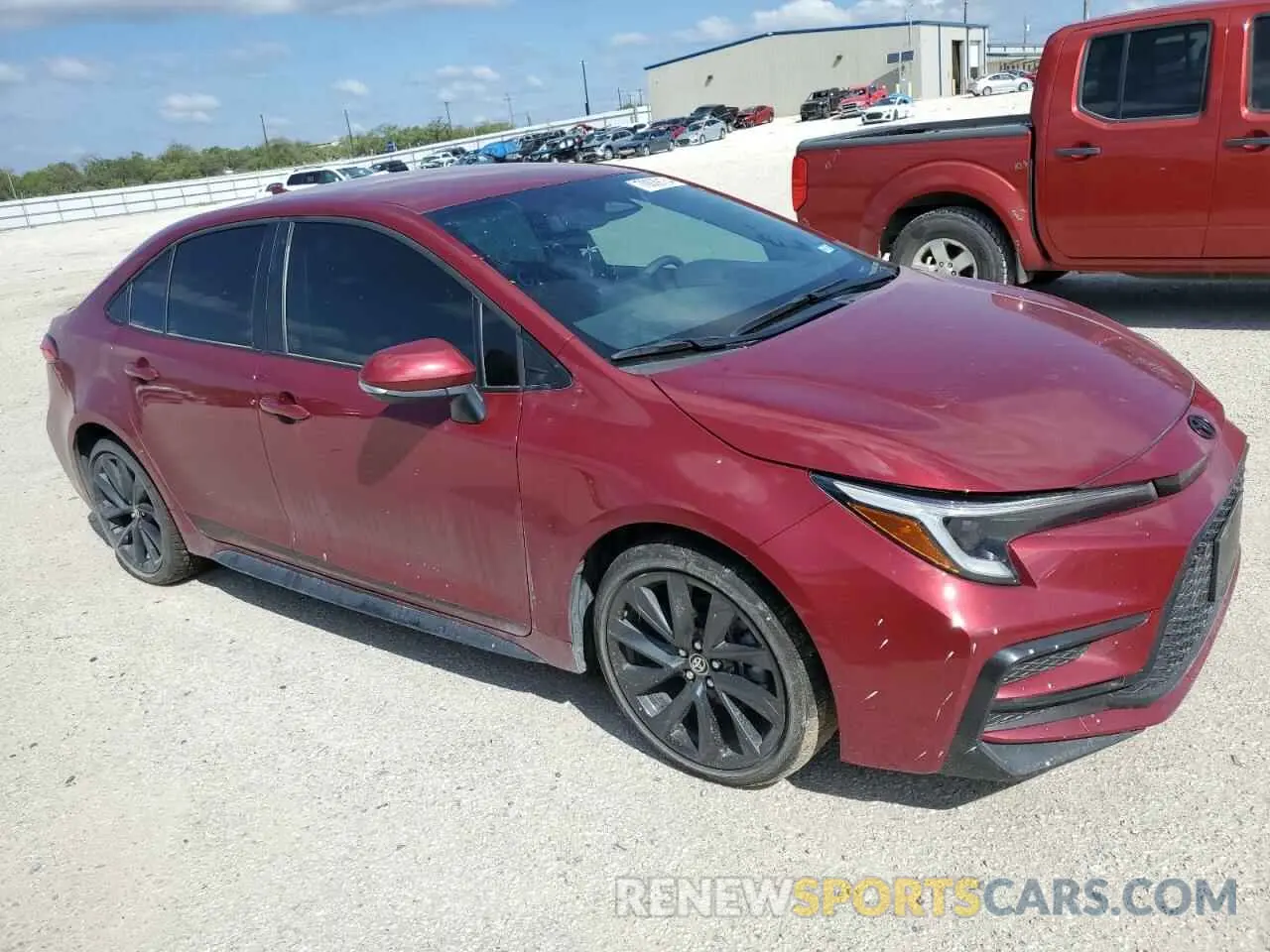 4 fotografías del automóvil dañado 5YFS4MCE4PP160779 TOYOTA COROLLA 2023