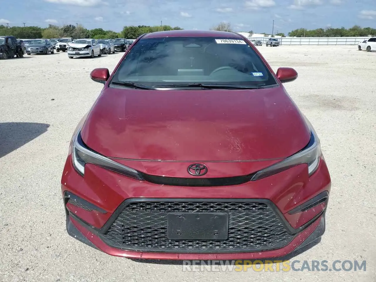 5 fotografías del automóvil dañado 5YFS4MCE4PP160779 TOYOTA COROLLA 2023