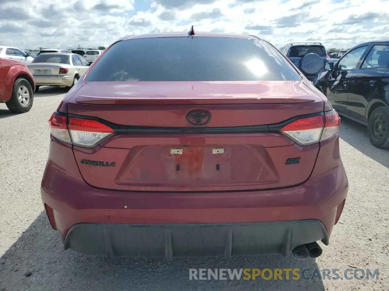 6 fotografías del automóvil dañado 5YFS4MCE4PP160779 TOYOTA COROLLA 2023